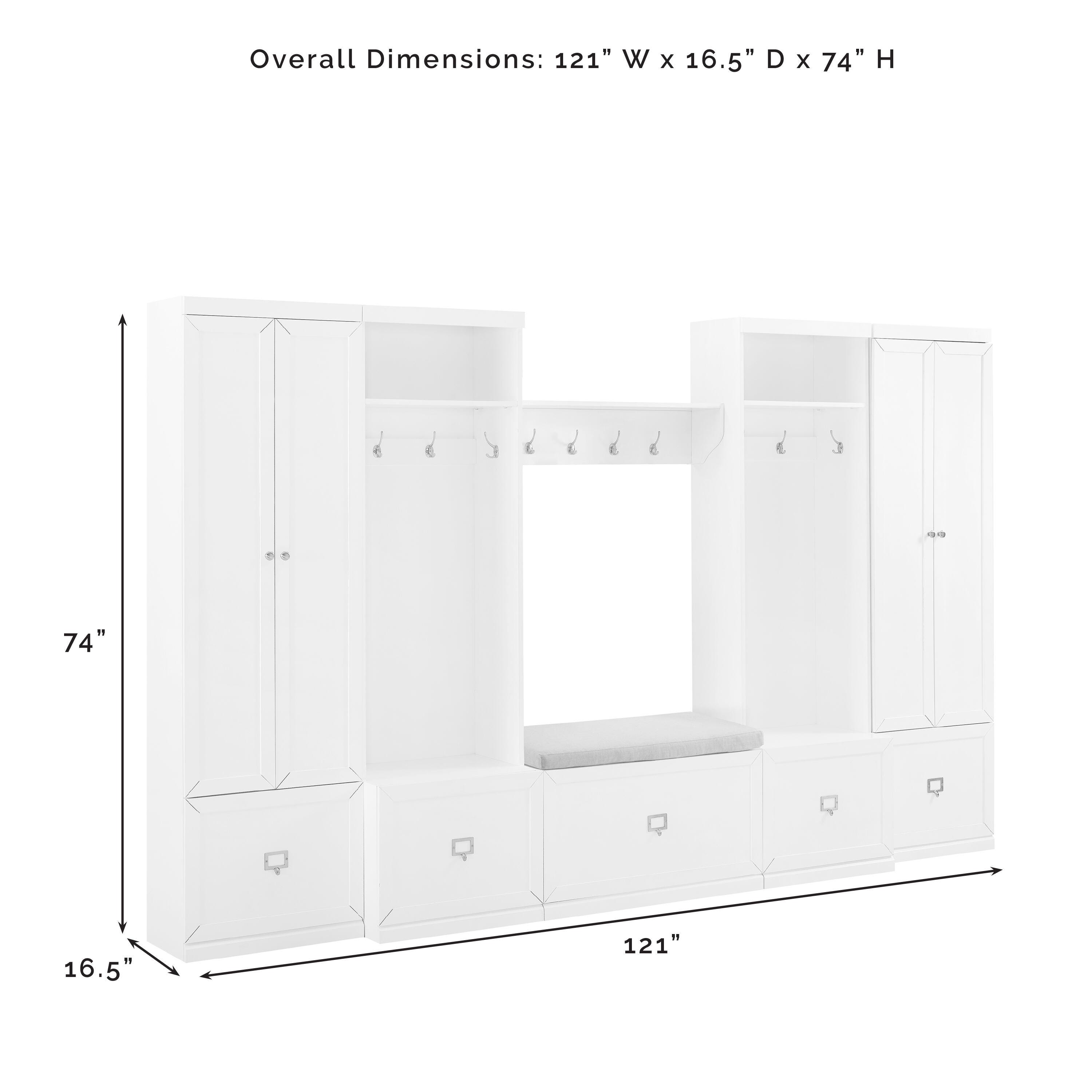Crosley Furniture Harper 6-Piece Entryway Set, , large