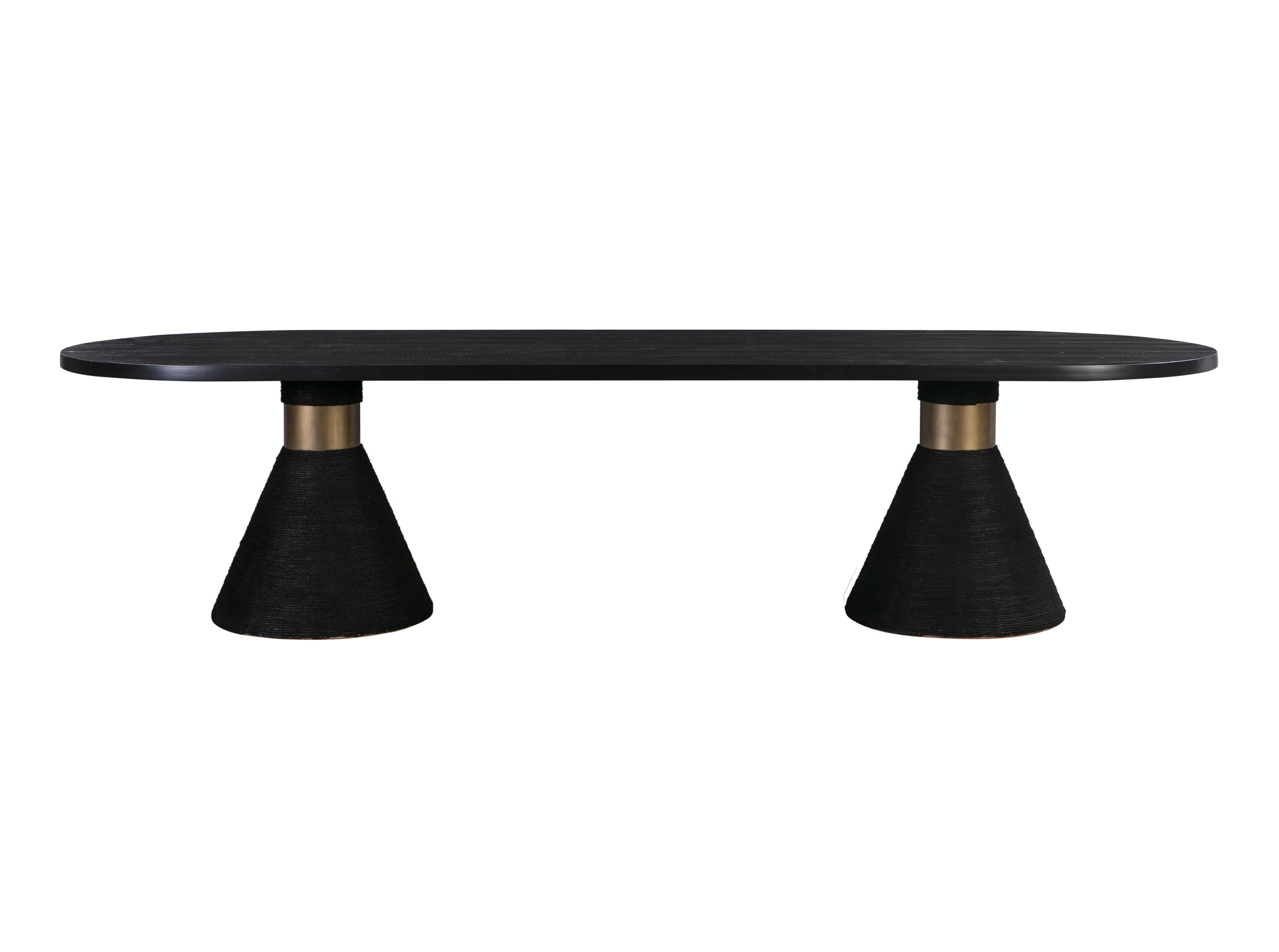 TOV Furniture Rishi Rope Oval Table, , large