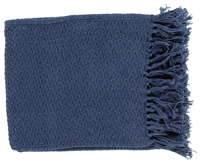 Home Accent Solid Cotton Throw