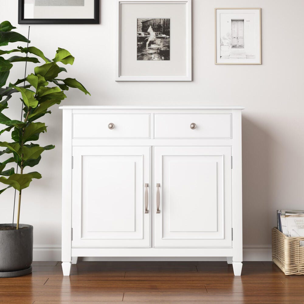 Connaught White Storage Cabinet | Ashley