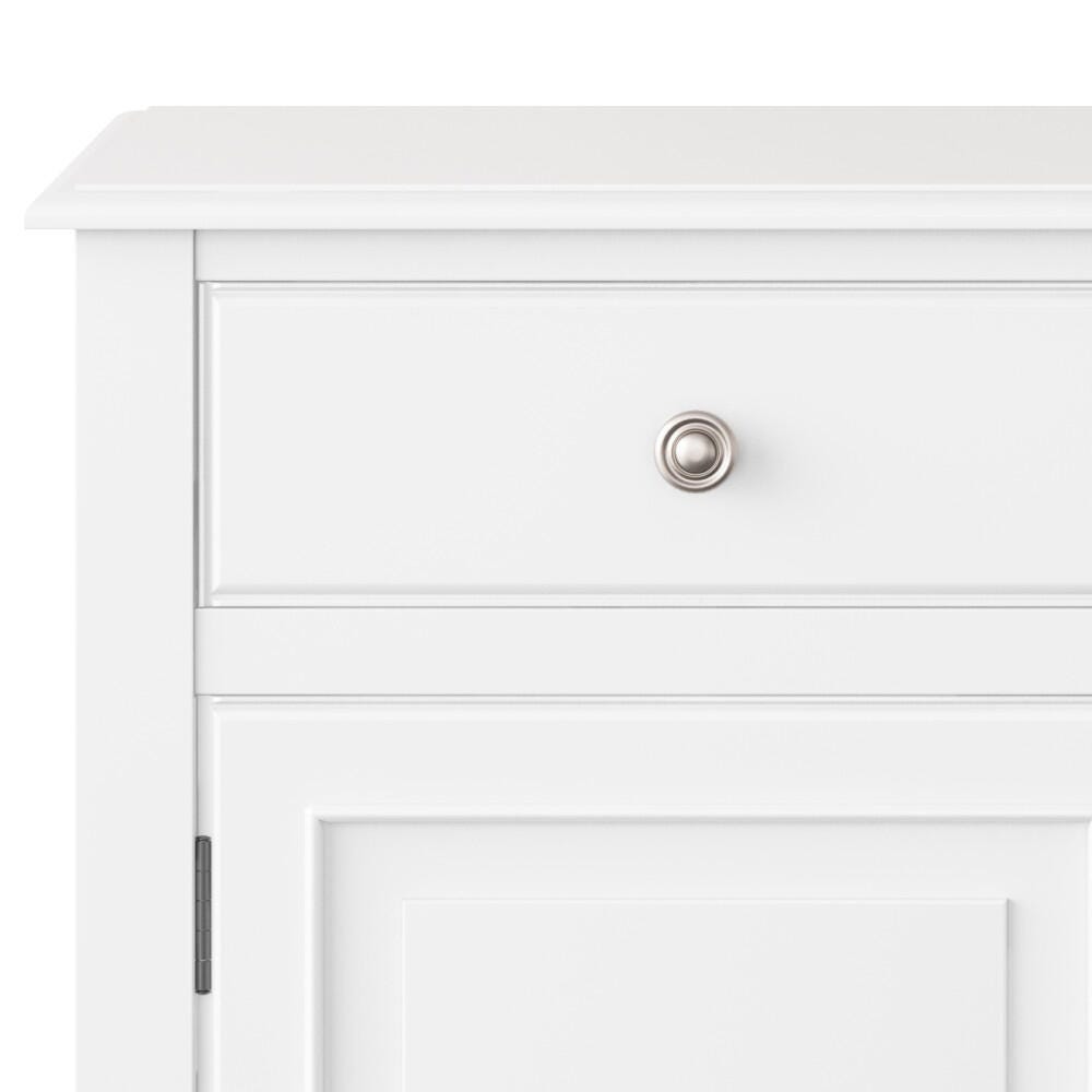 Connaught White Storage Cabinet, White, large