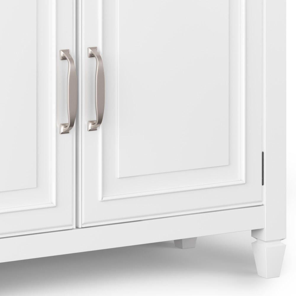 Connaught White Storage Cabinet, White, large
