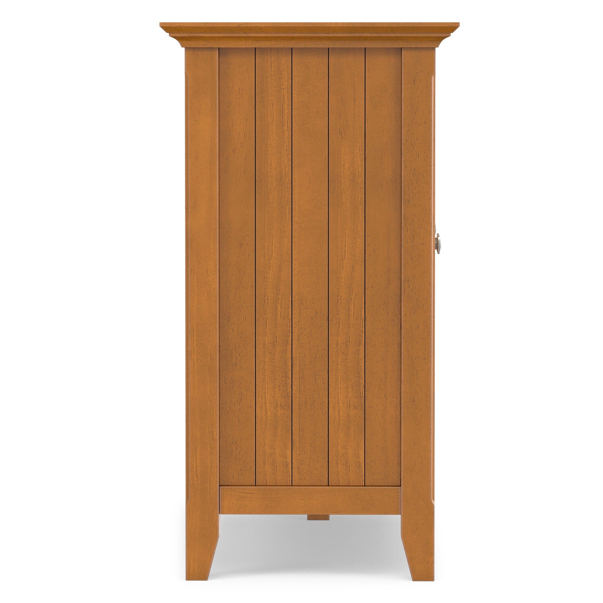 Simpli Home Acadian Rustic Brown Storage Cabinet, Brown, large