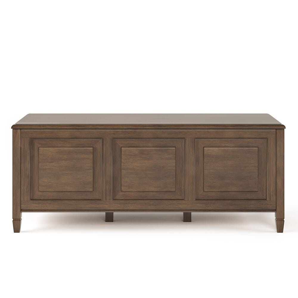 Connaught Brown Storage Bench Trunk, Brown, large