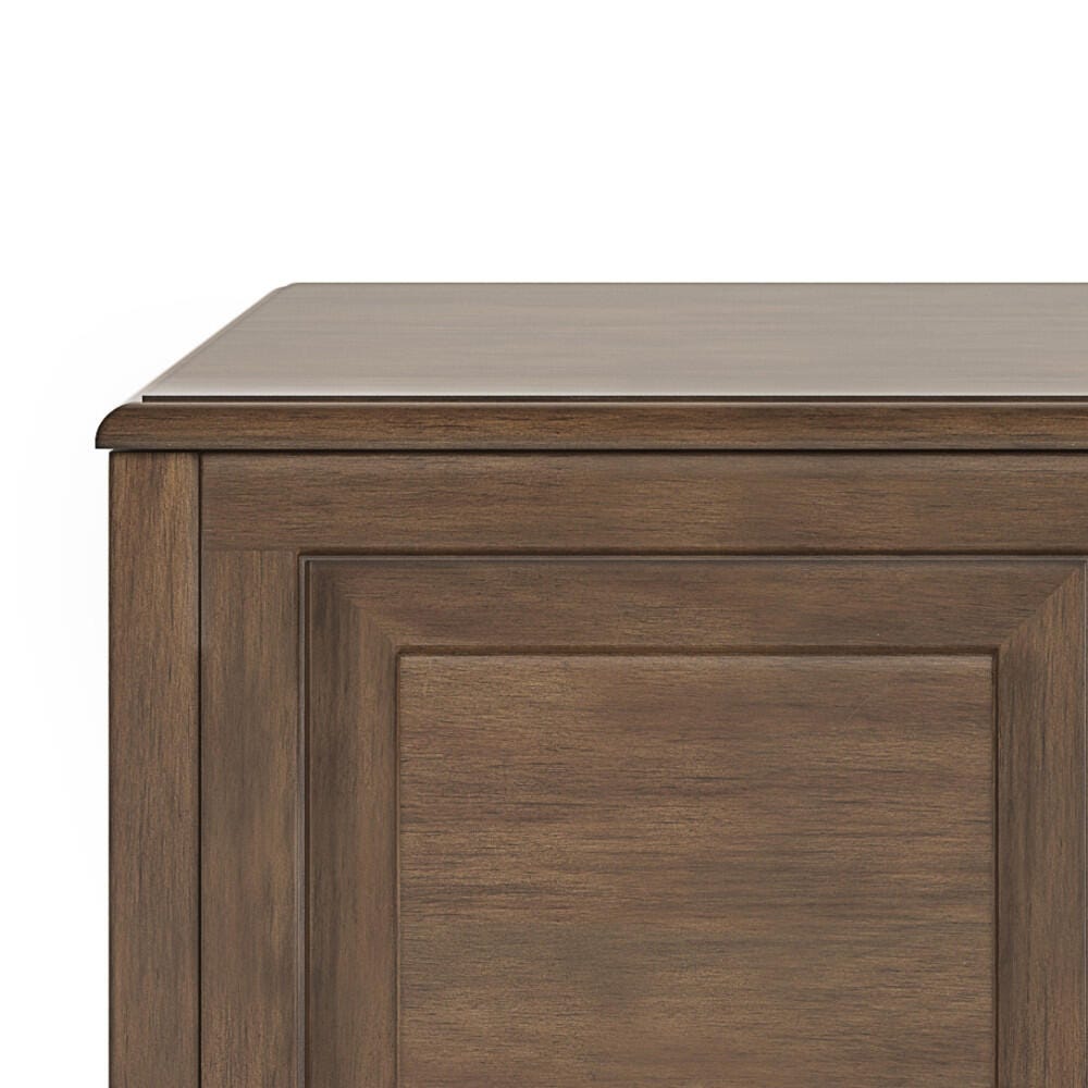 Connaught Brown Storage Bench Trunk, Brown, large