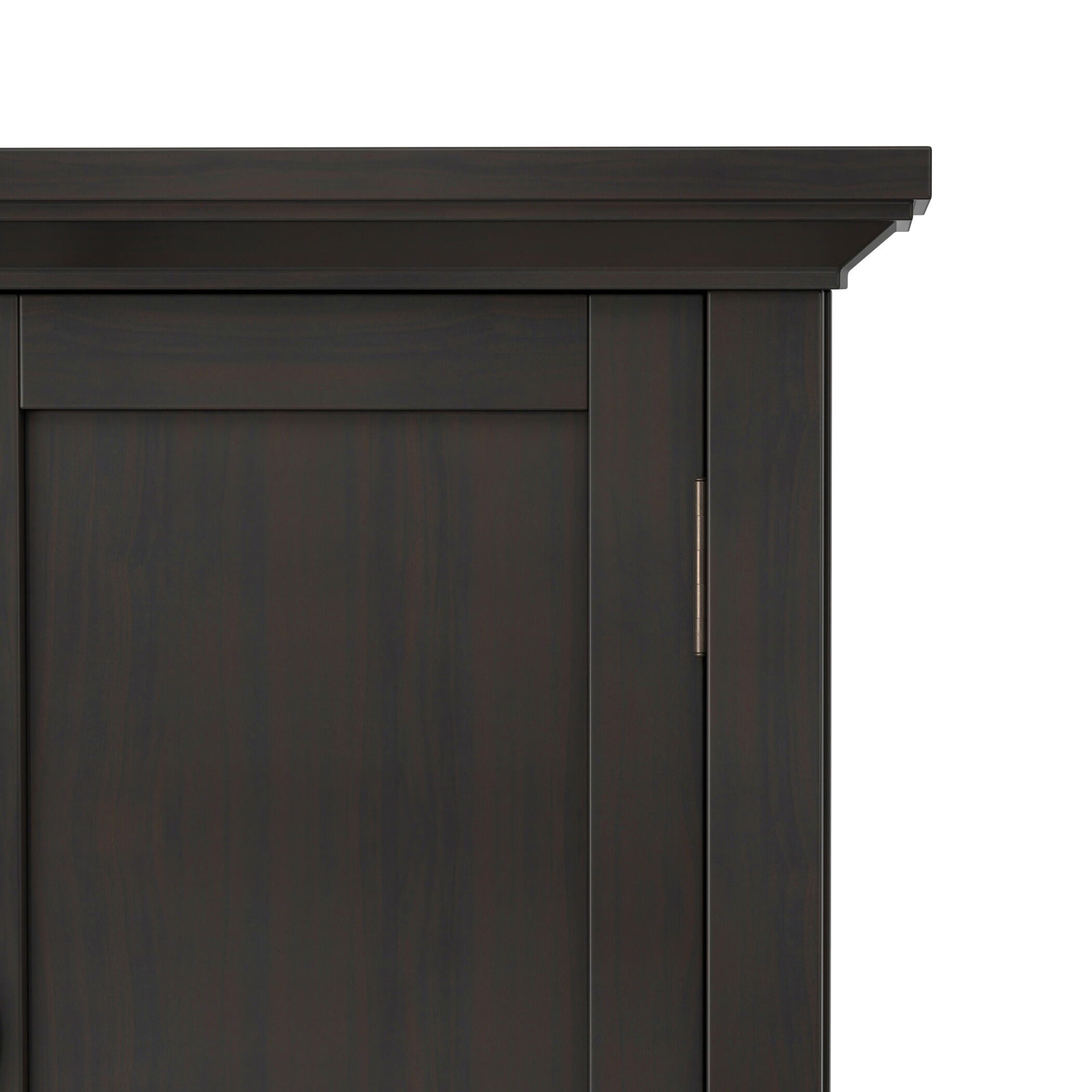 Redmond SOLID WOOD 32 inch Wide Transitional Low Storage Cabinet