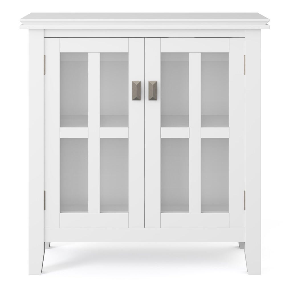 Artisan Low Storage White Cabinet, White, large