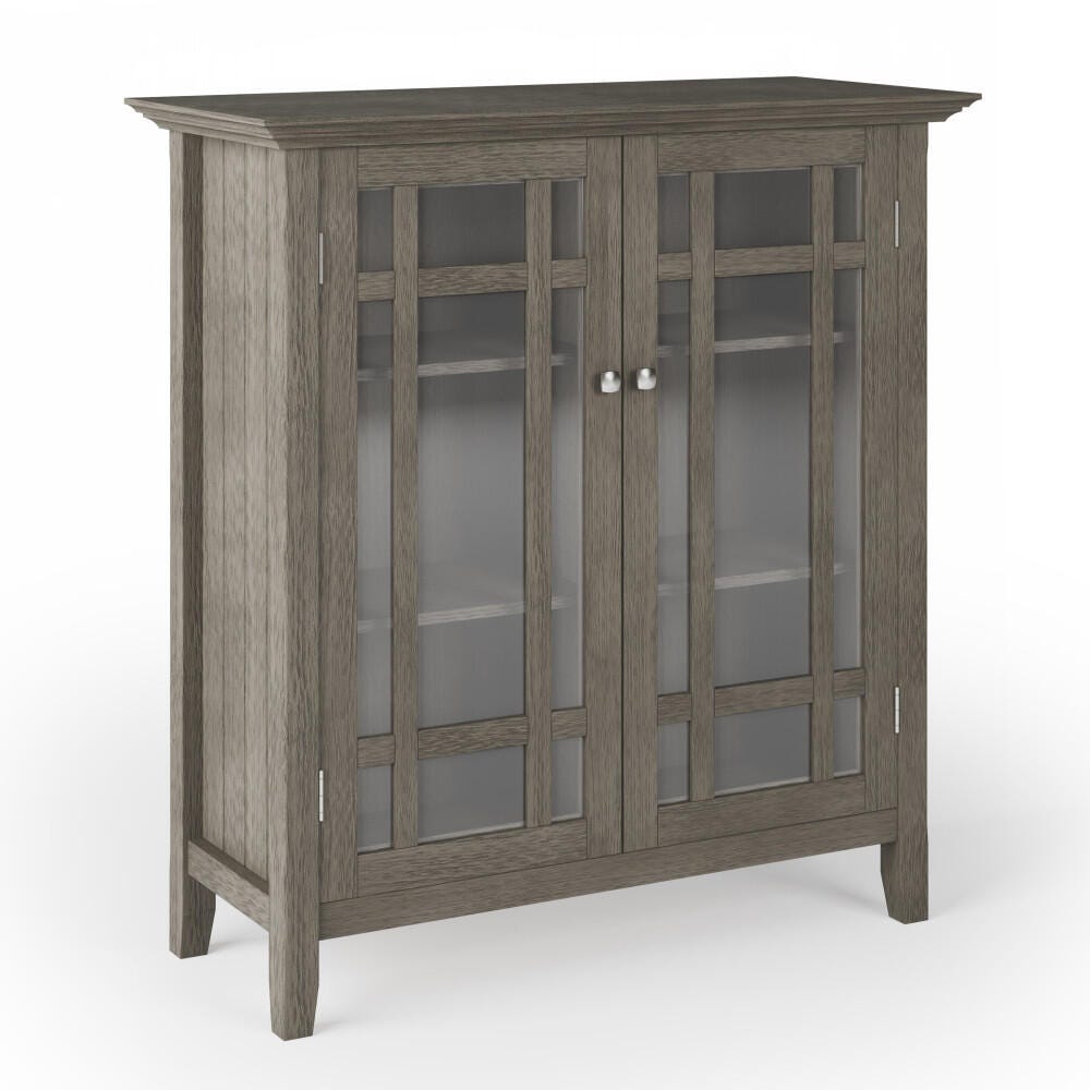 Bedford Rustic Gray Storage Cabinet, Gray, large