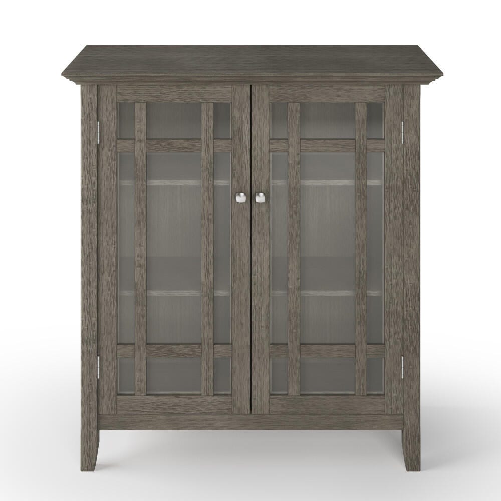 Bedford Rustic Gray Storage Cabinet, Gray, large