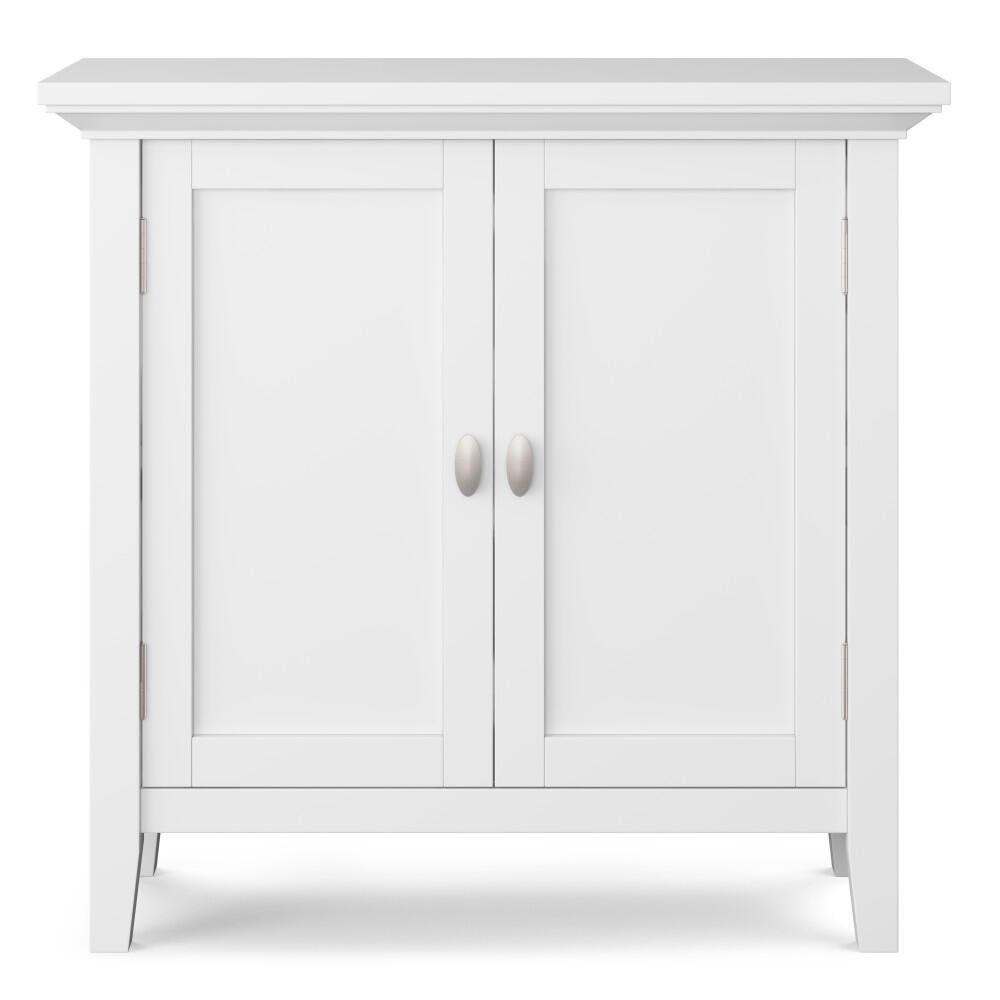 Redmond Rustic White Storage Cabinet, White, large