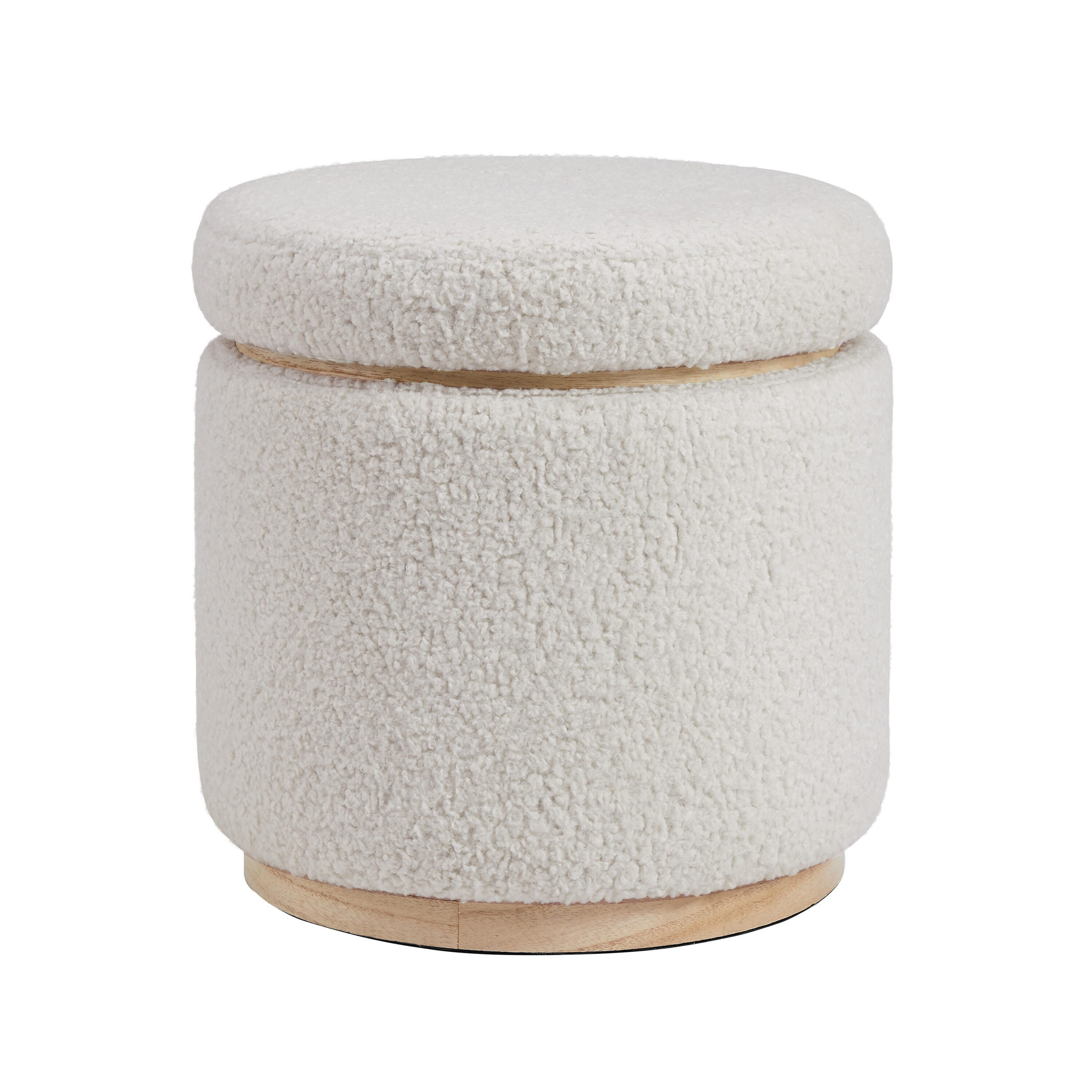 Linon Bridget Storage Ottoman, , large
