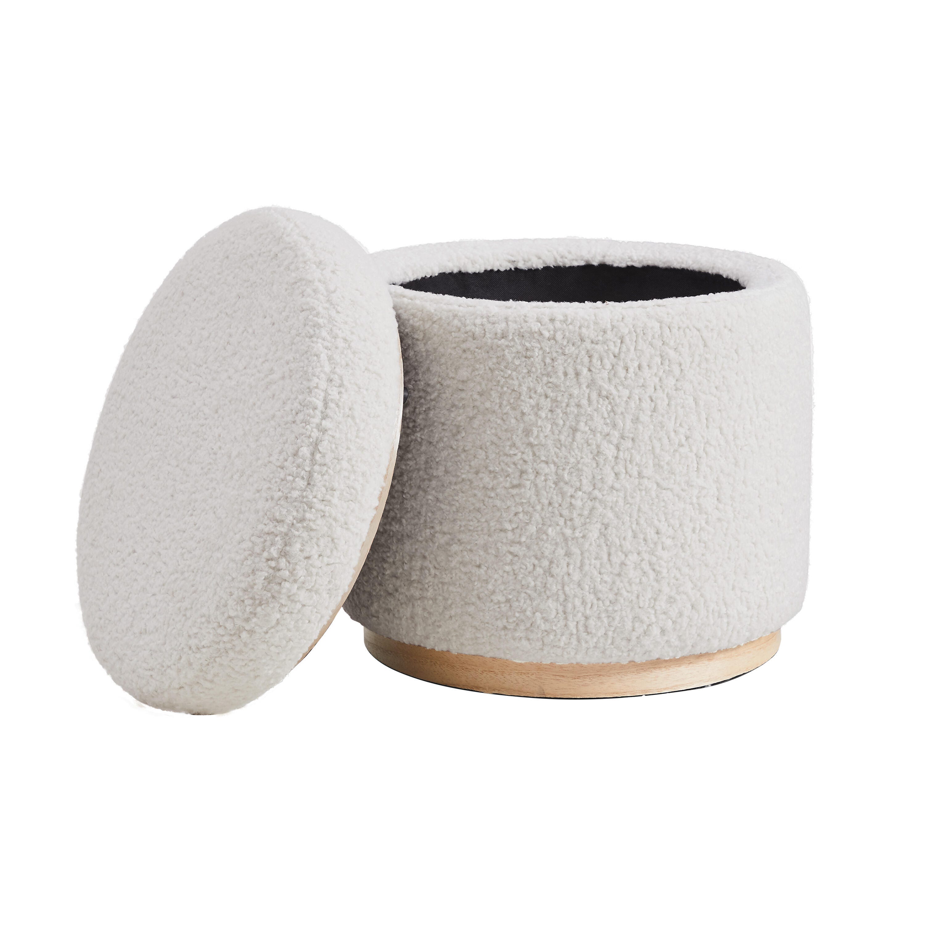 Linon Bridget Bridget Storage Ottoman, , large