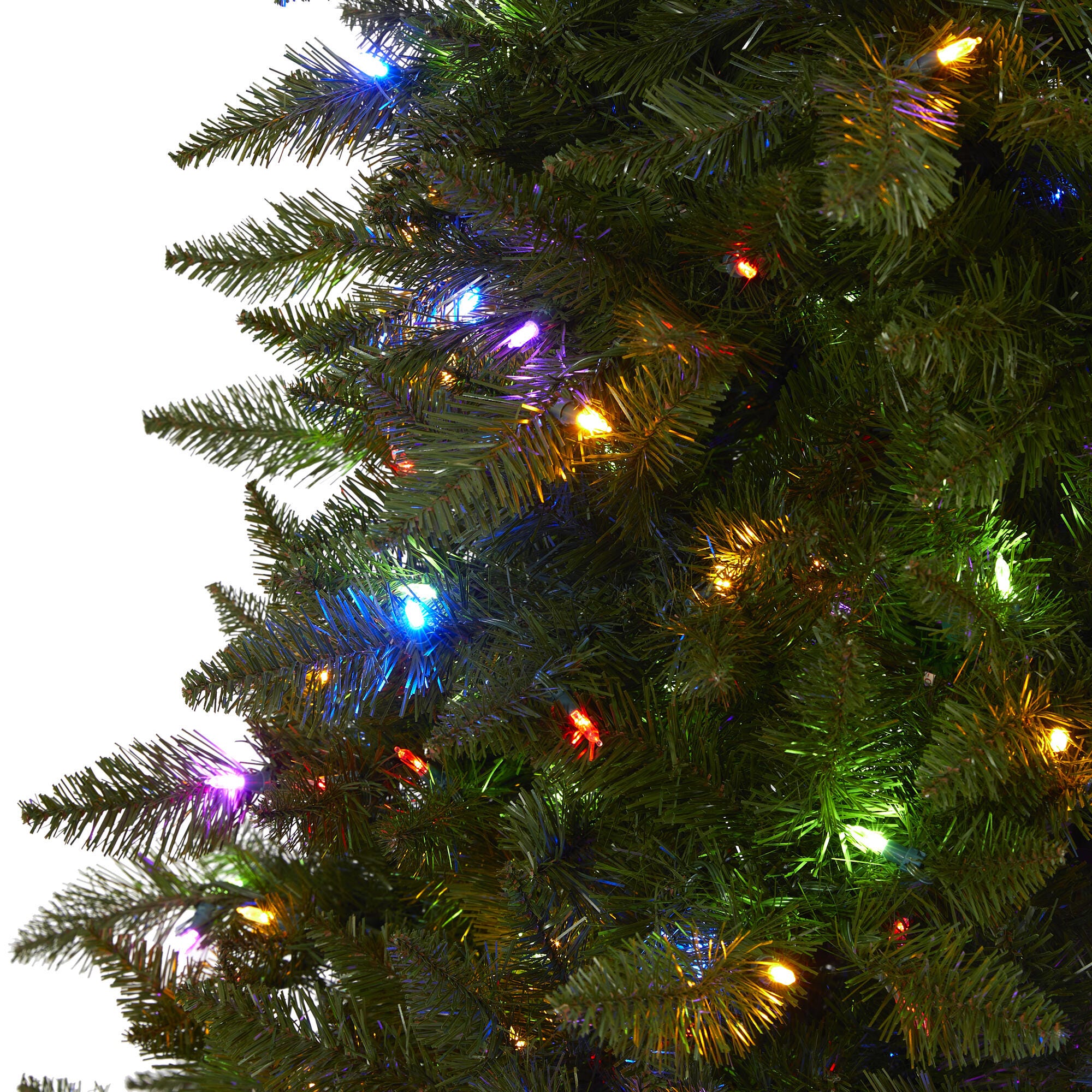 Nearly Natural 6.5 Ft. Vermont Spruce Artificial Christmas Tree, , rollover
