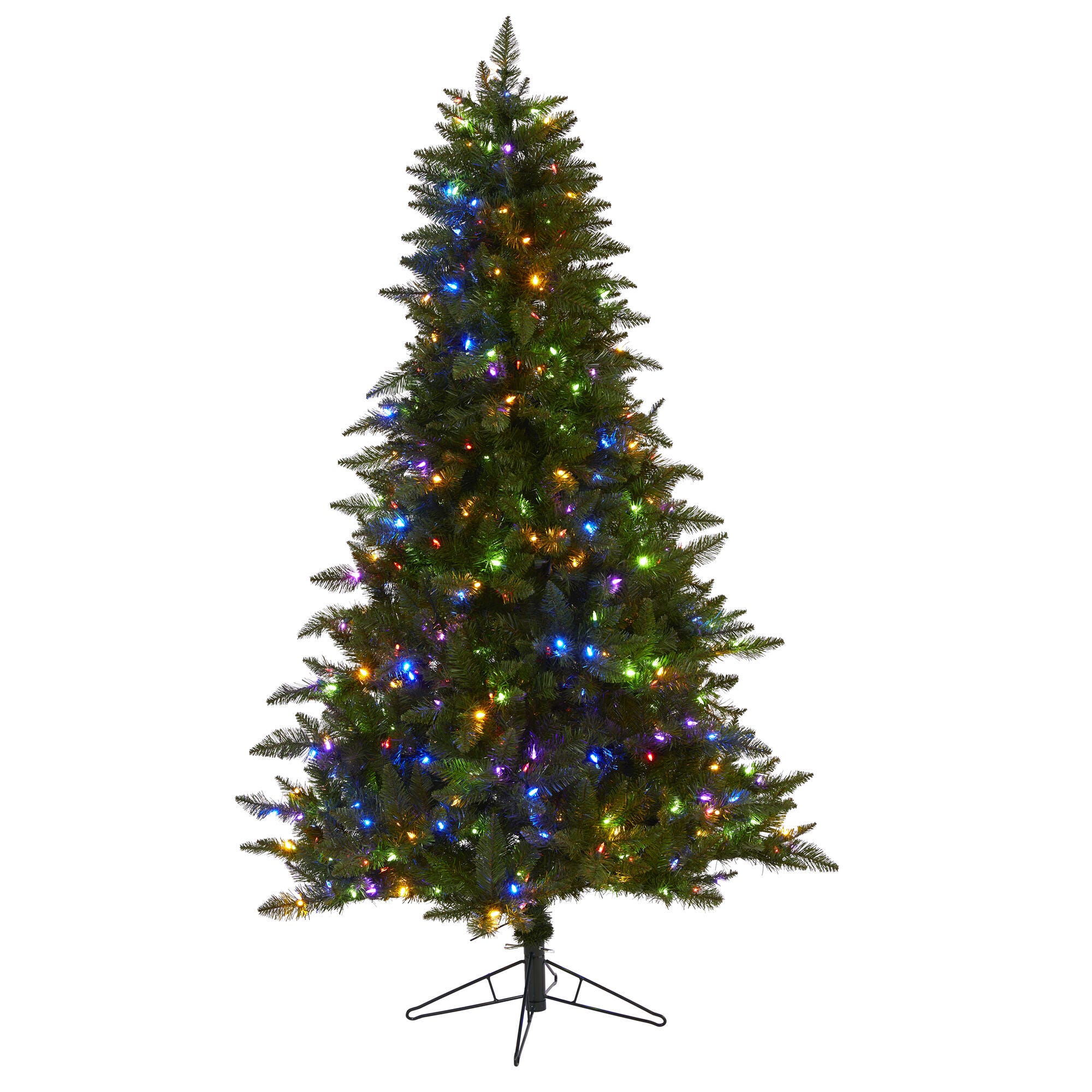 Nearly Natural 6.5 Ft. Vermont Spruce Artificial Christmas Tree, , large