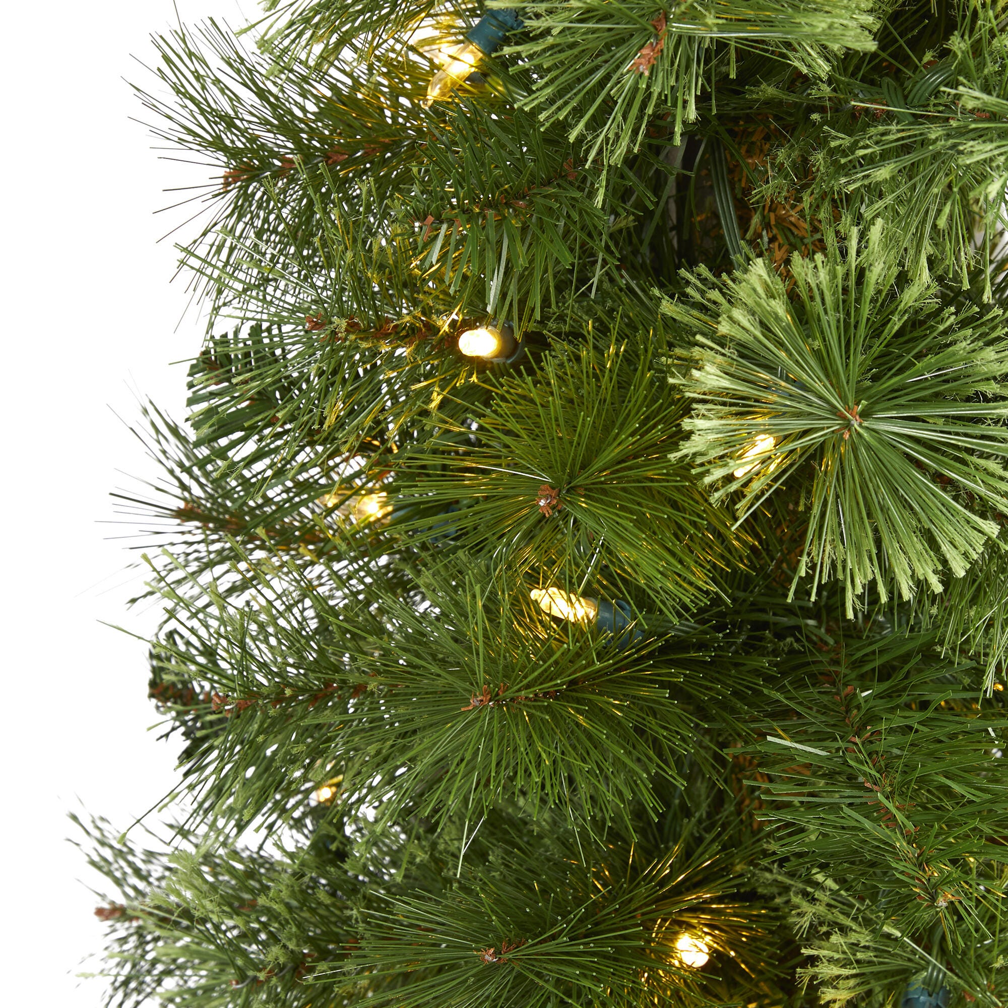 Nearly Natural 5 Ft. Green Pencil Artificial Christmas Tree, , rollover