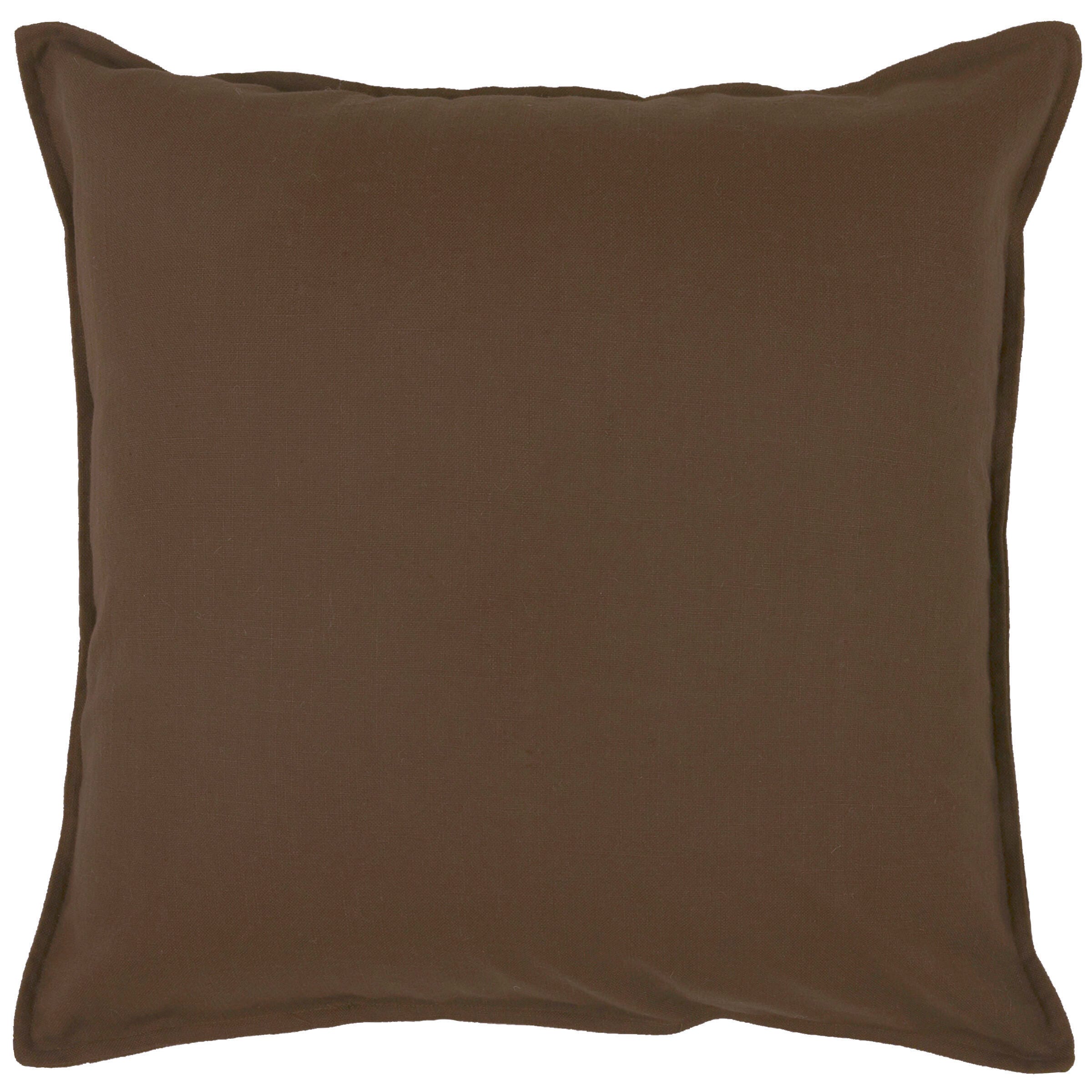 Rizzy Home 20"X20" Poly Filled Pillow, Brown, large