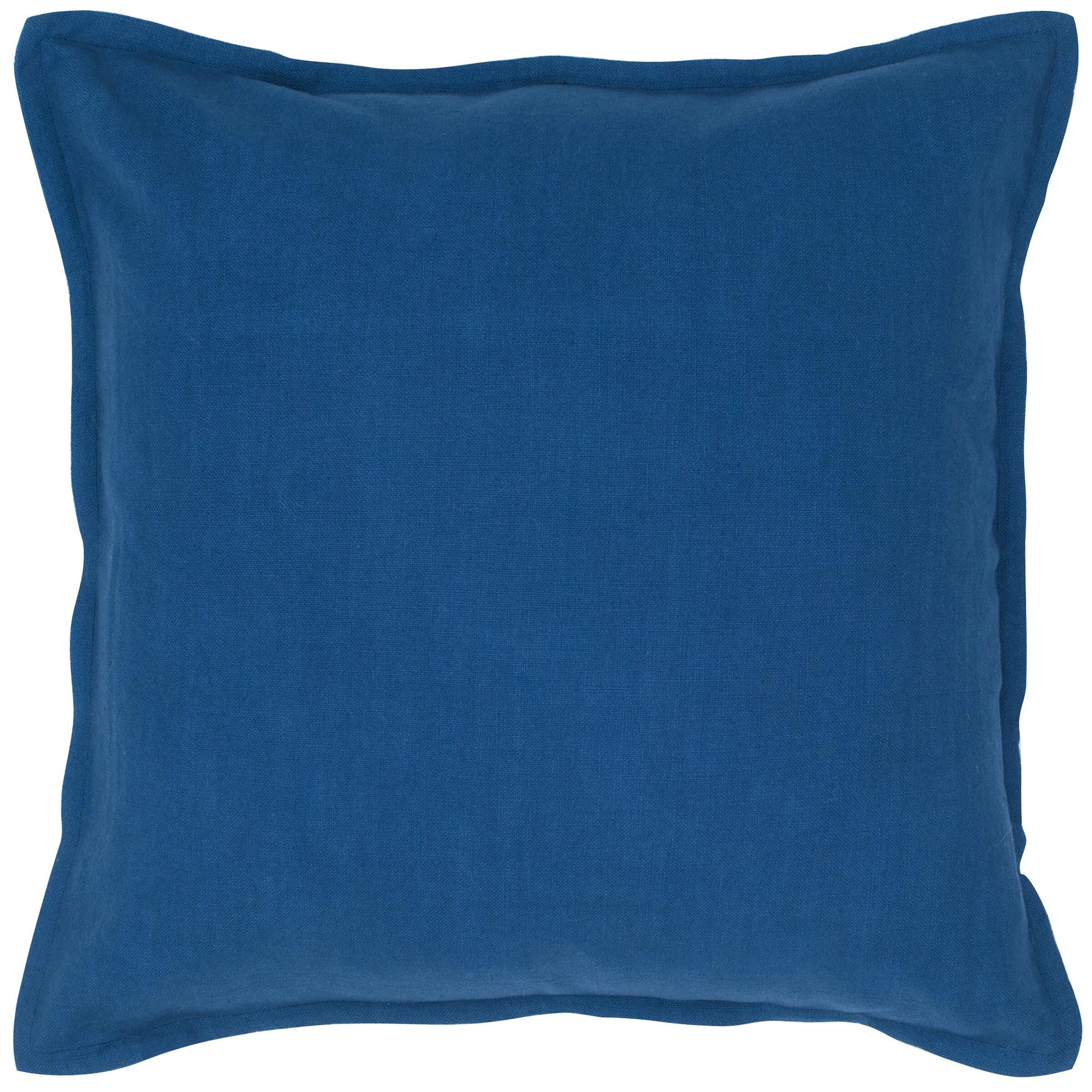 Rizzy Home 20"X20" Poly Filled Pillow, Indigo, large