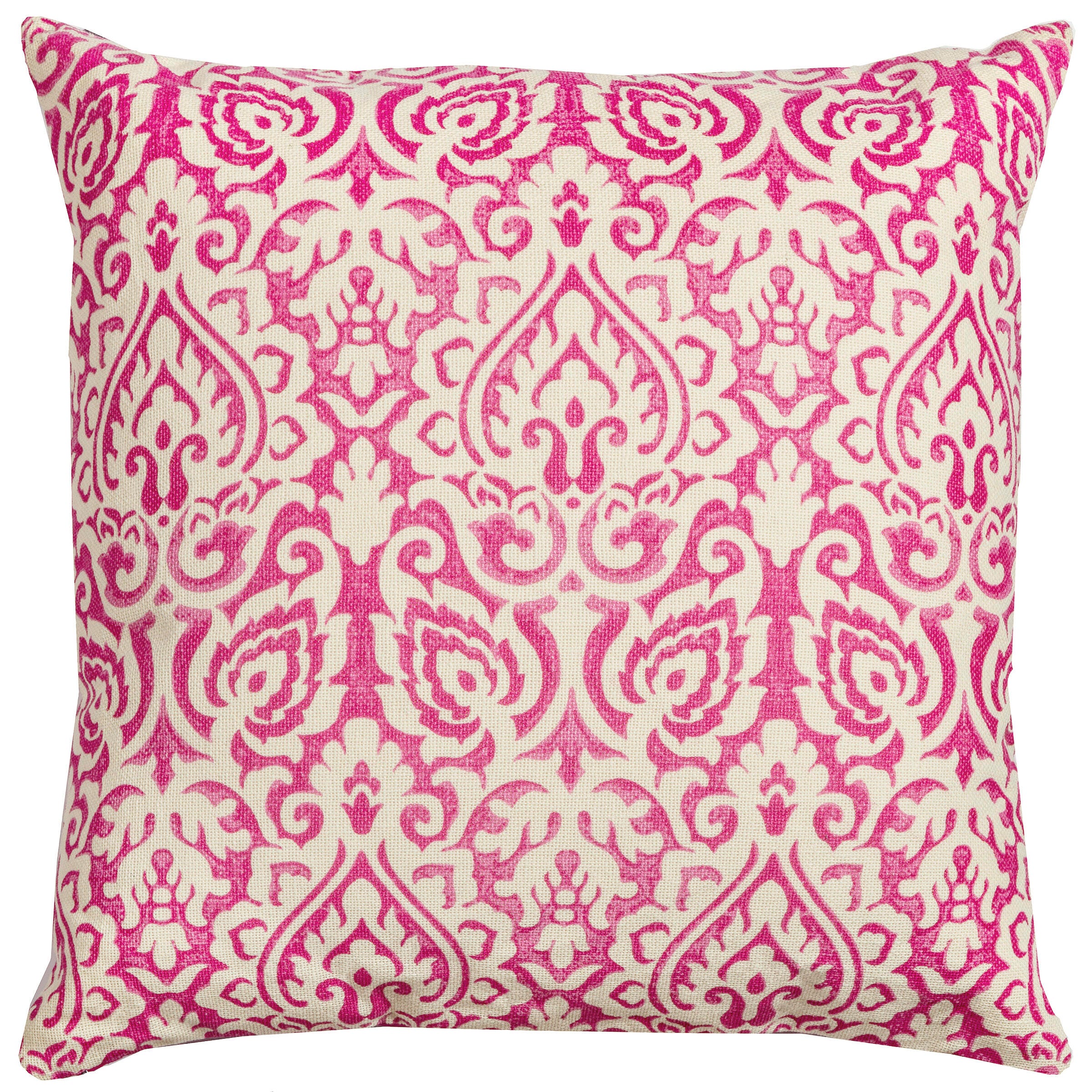 Rizzy Home 22"X22" Poly Filled Pillow, Pink, large