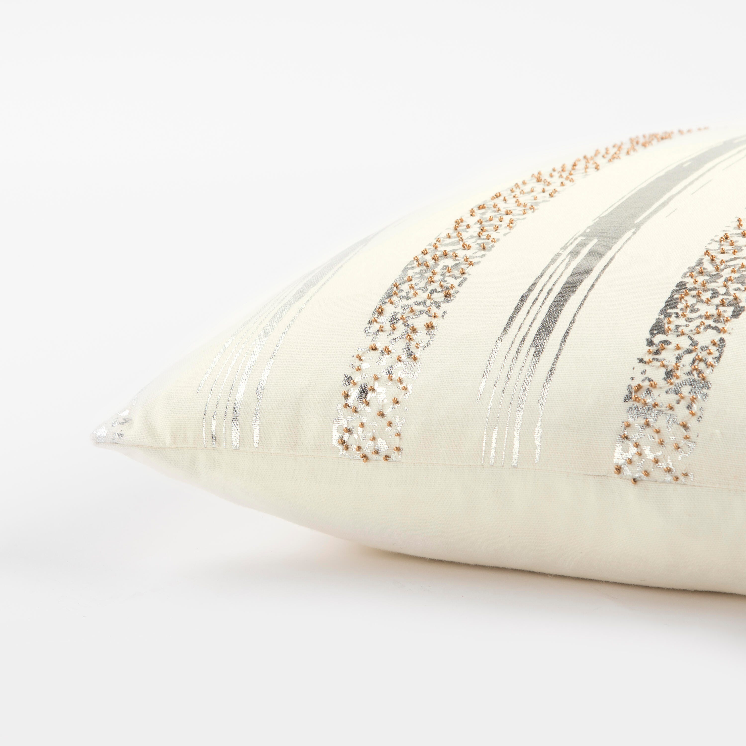 Rizzy Home 20"X20" Poly Filled Pillow, Ivory, large