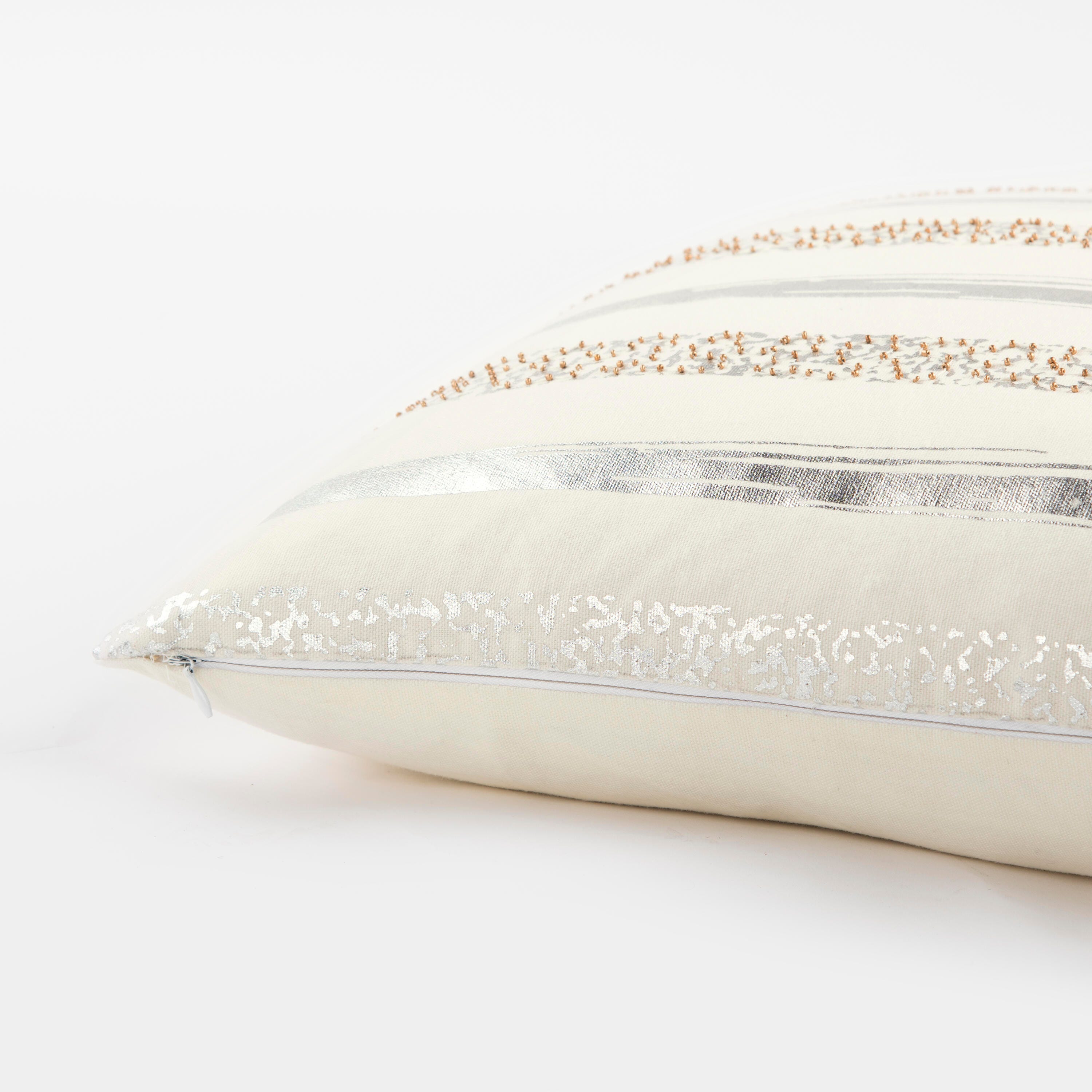 Rizzy Home 20"X20" Poly Filled Pillow, Ivory, large