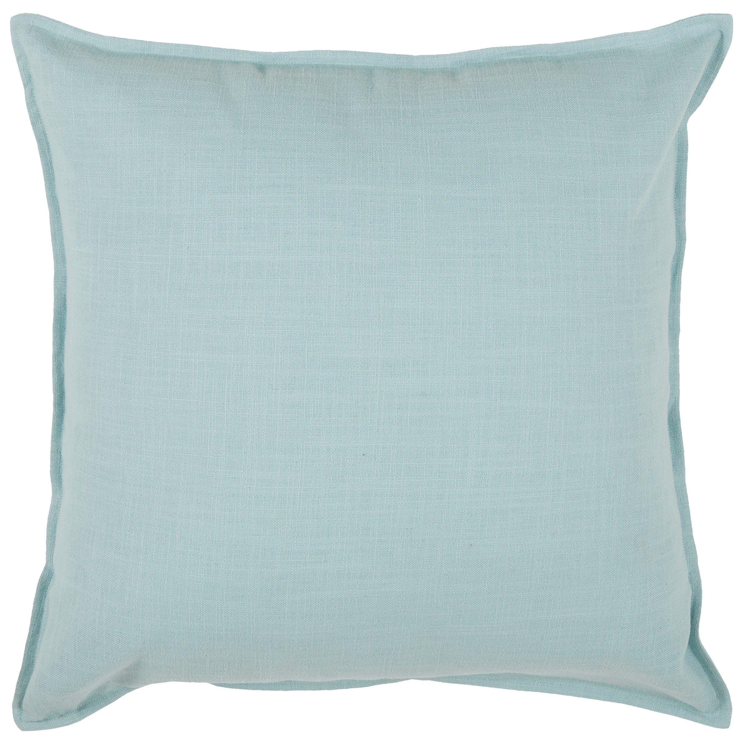 Rizzy Home 20"X20" Poly Filled Pillow, Aqua, large