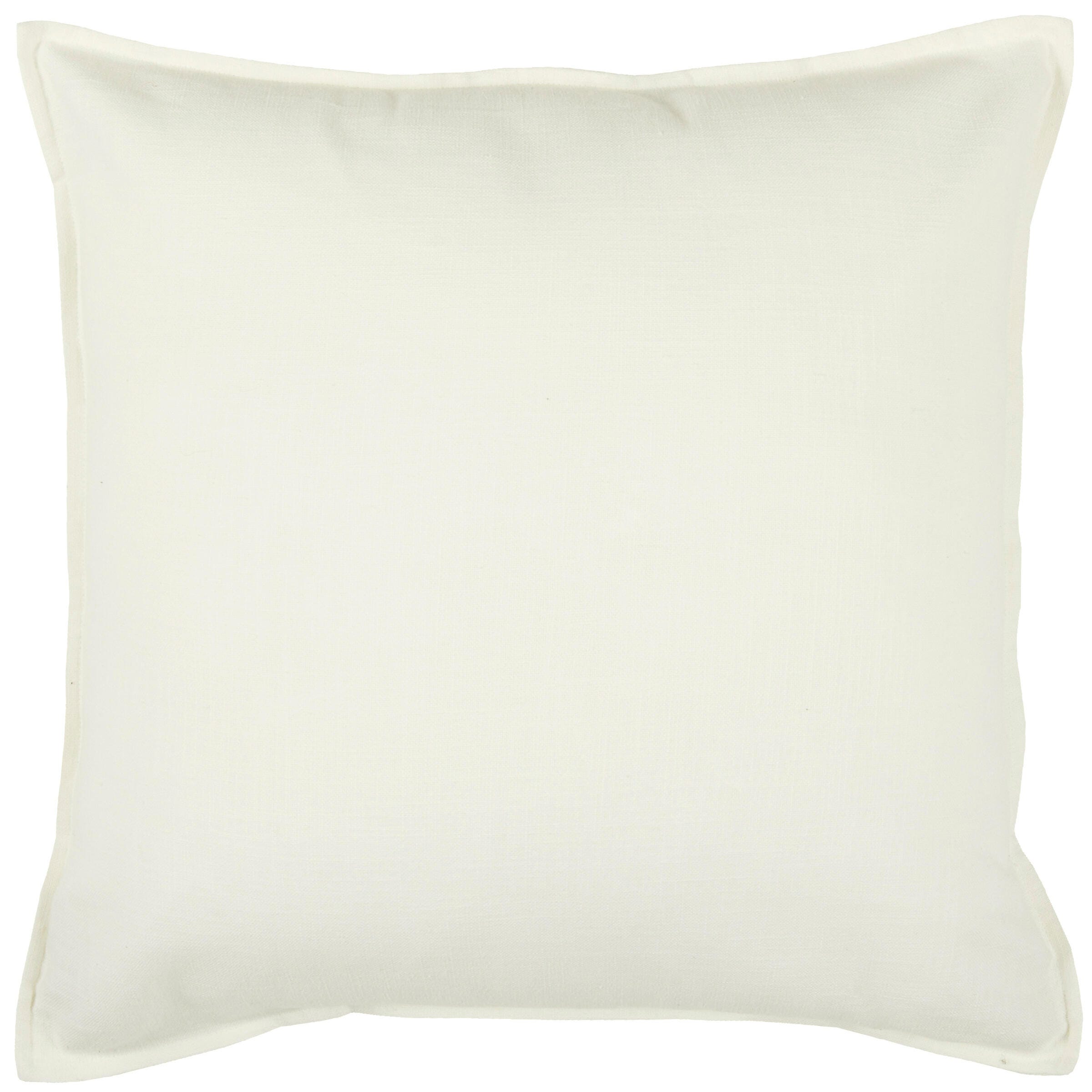 Rizzy Home 20"X20" Poly Filled Pillow, Off White, large