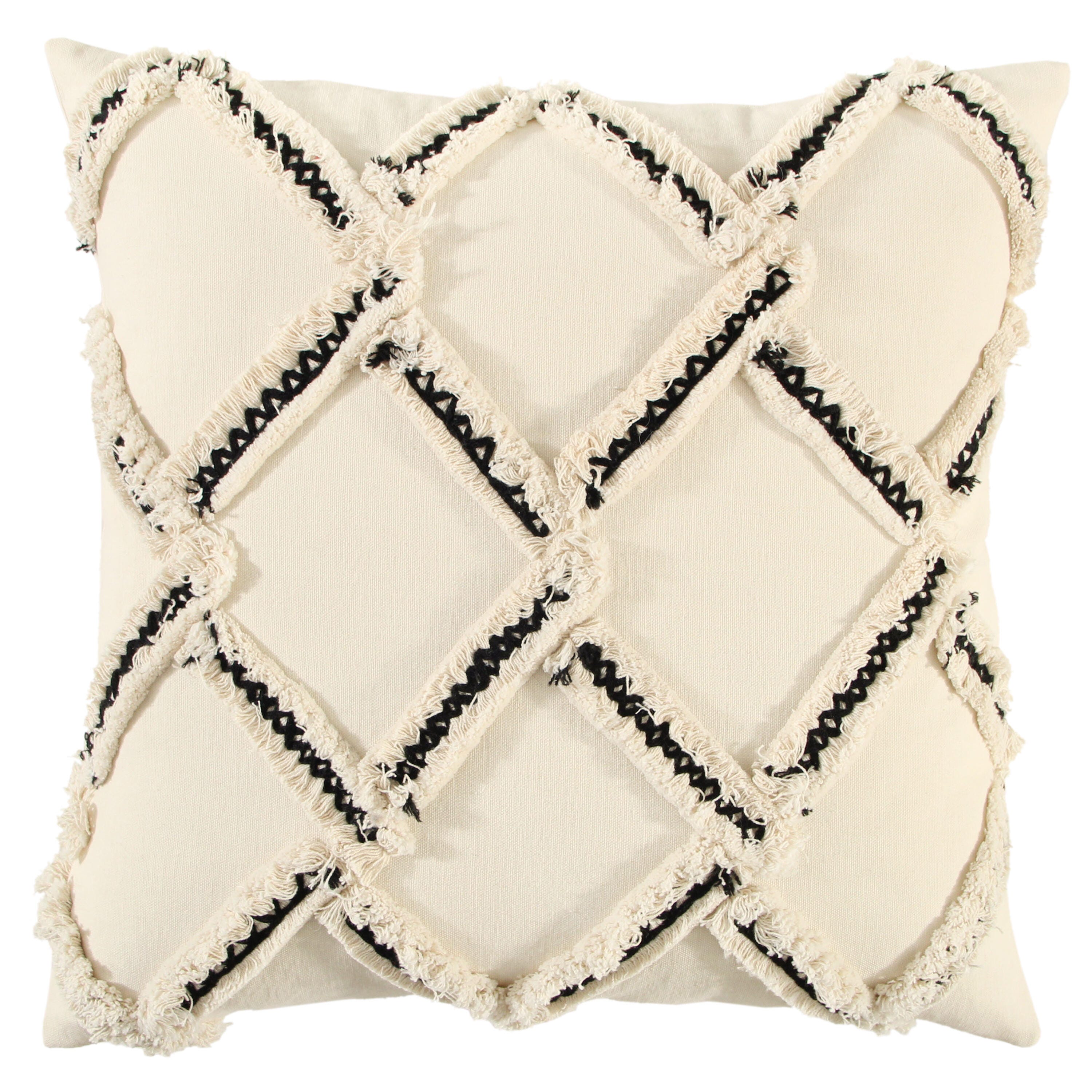 Rizzy Home 18"X18" Poly Filled Pillow, , large