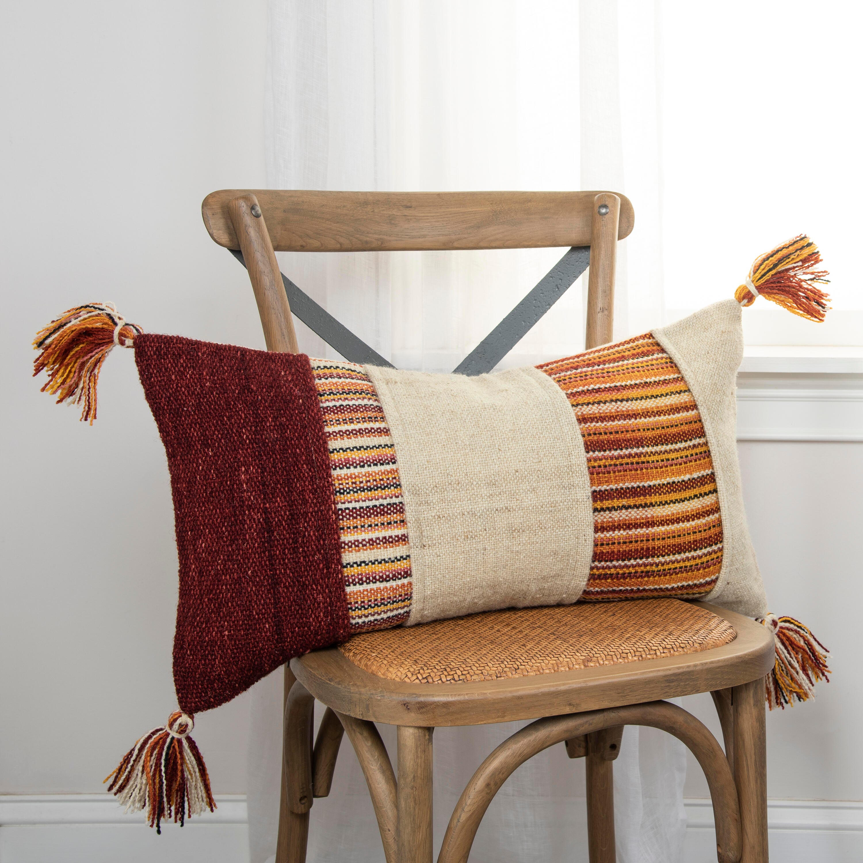 Rizzy Home 14"X26" Poly Filled Pillow, , large