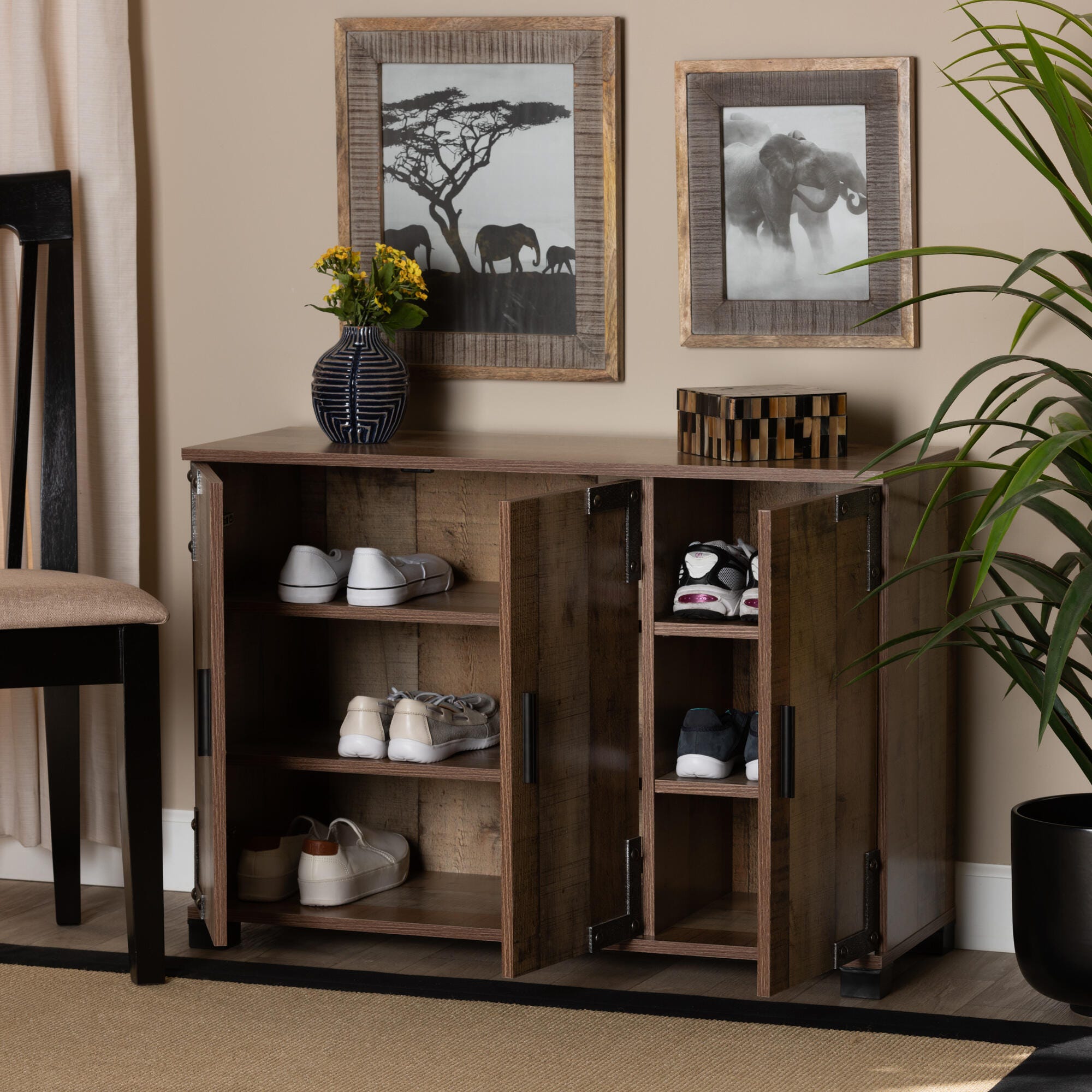 3-Door Shoe Cabinet 12-Pair | Ashley