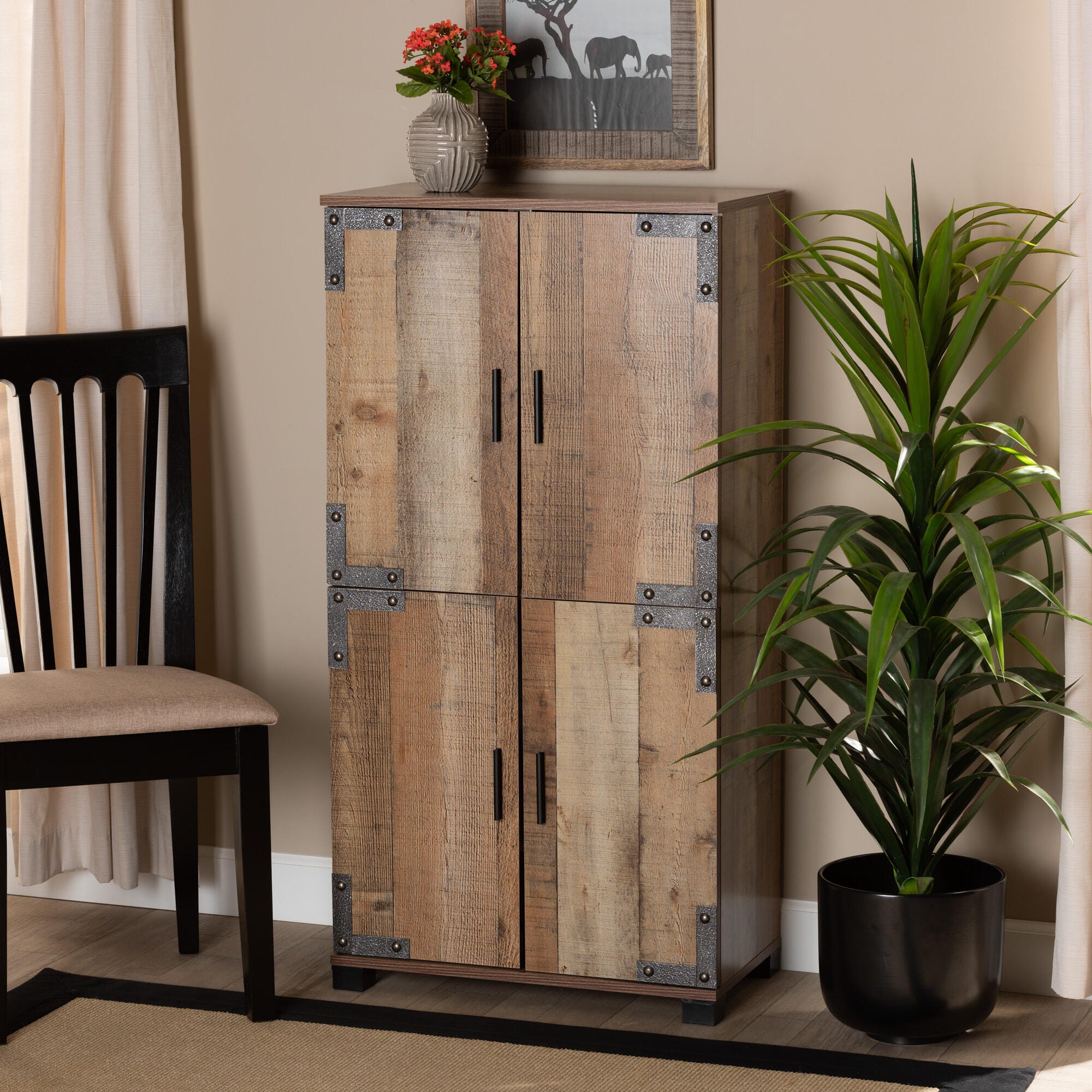 Cyrille 4-Door Shoe Cabinet, , rollover