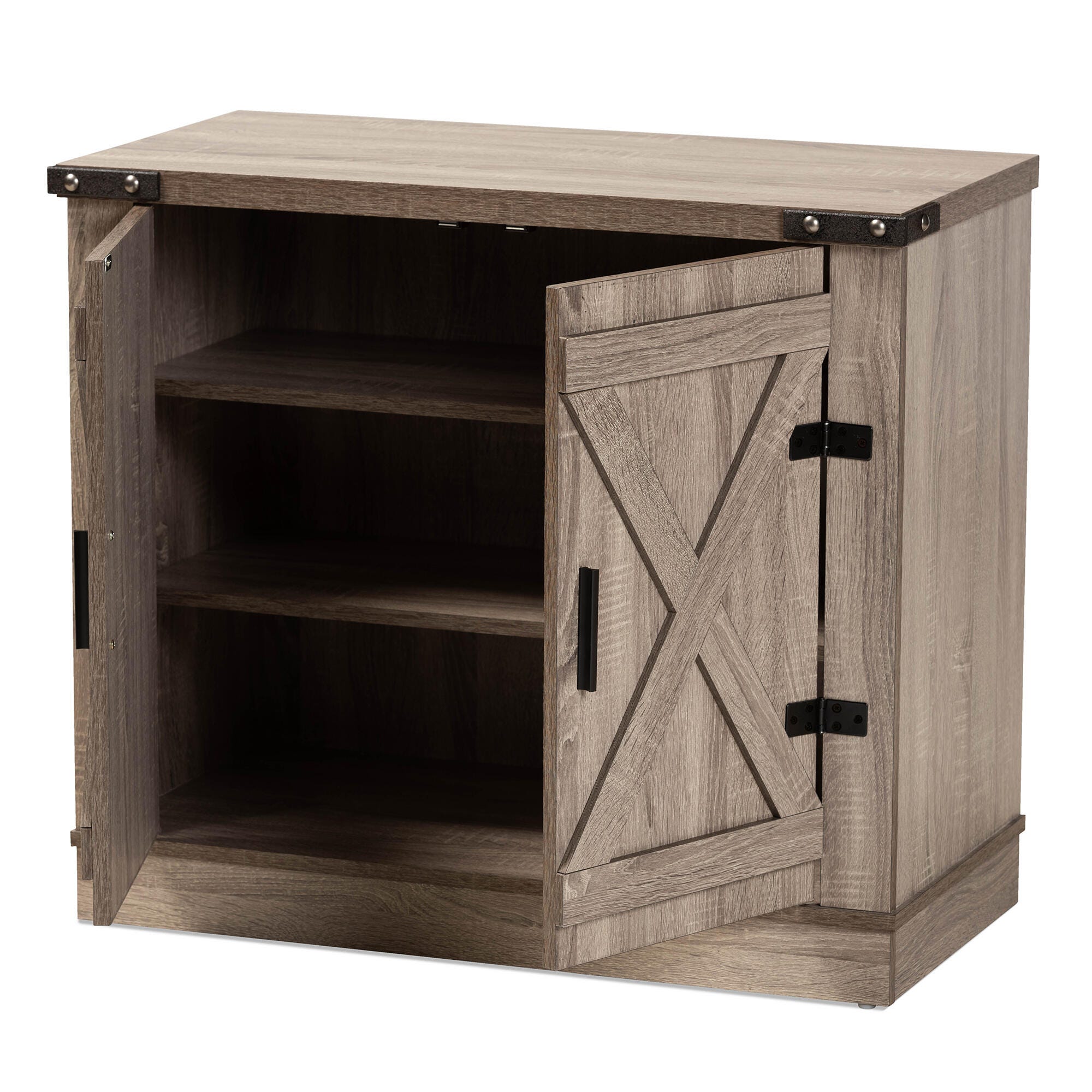 Wayne 2-Door Shoe Storage Cabinet, , large