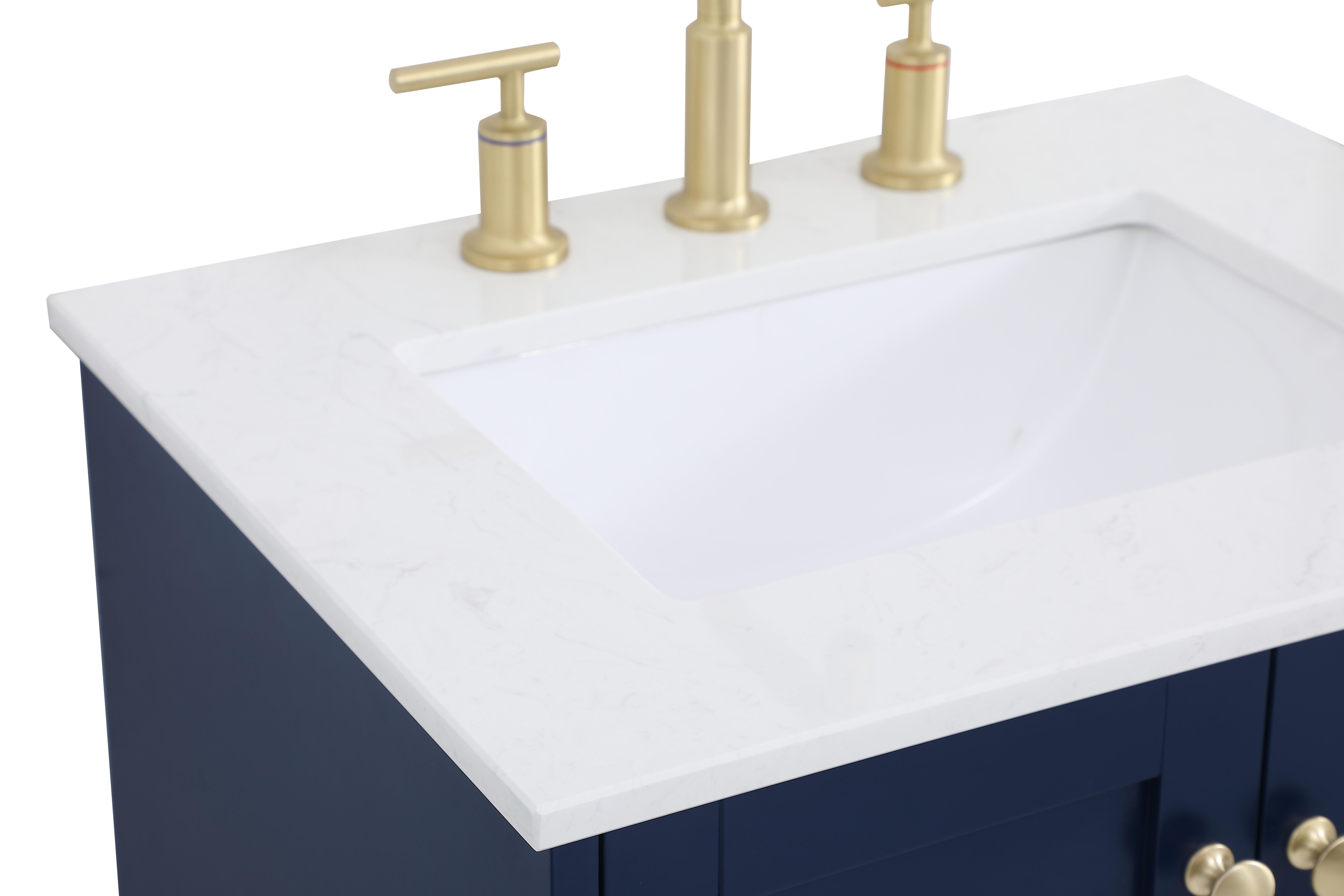 Sommerville  24" Single Bathroom Vanity, Blue, large
