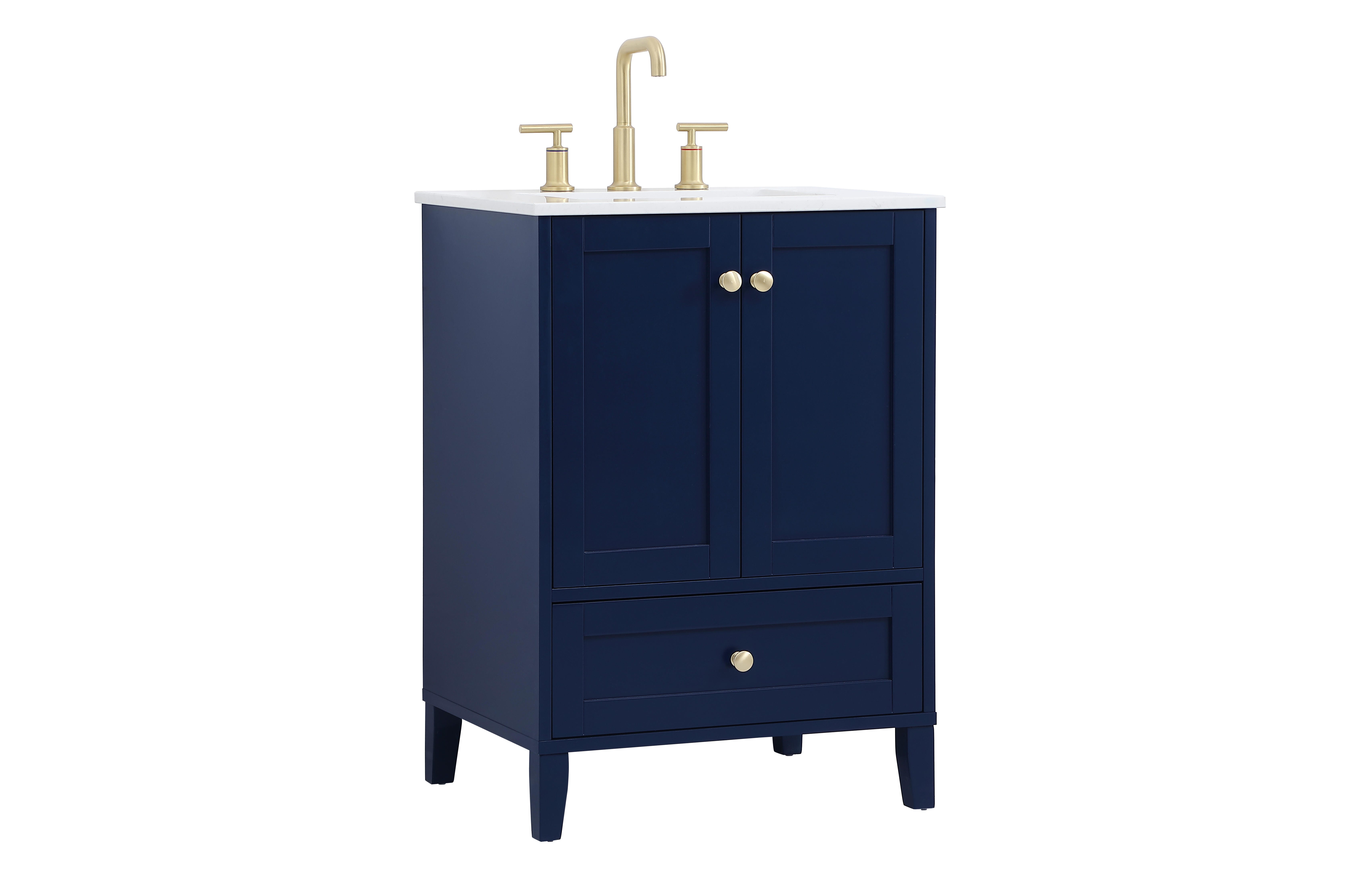 Sommerville  24" Single Bathroom Vanity, Blue, large