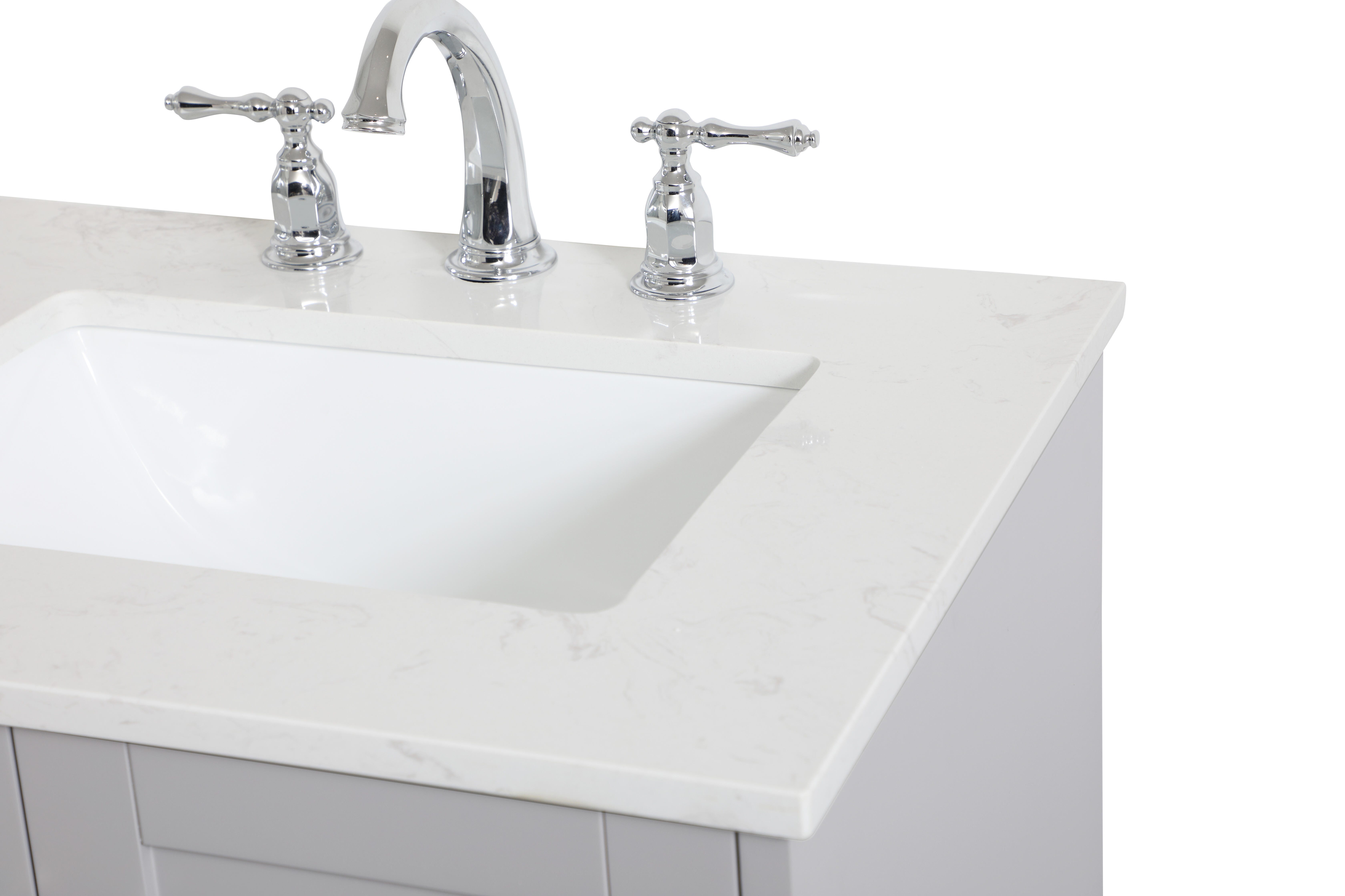 Sommerville  24" Single Bathroom Vanity, Gray, large