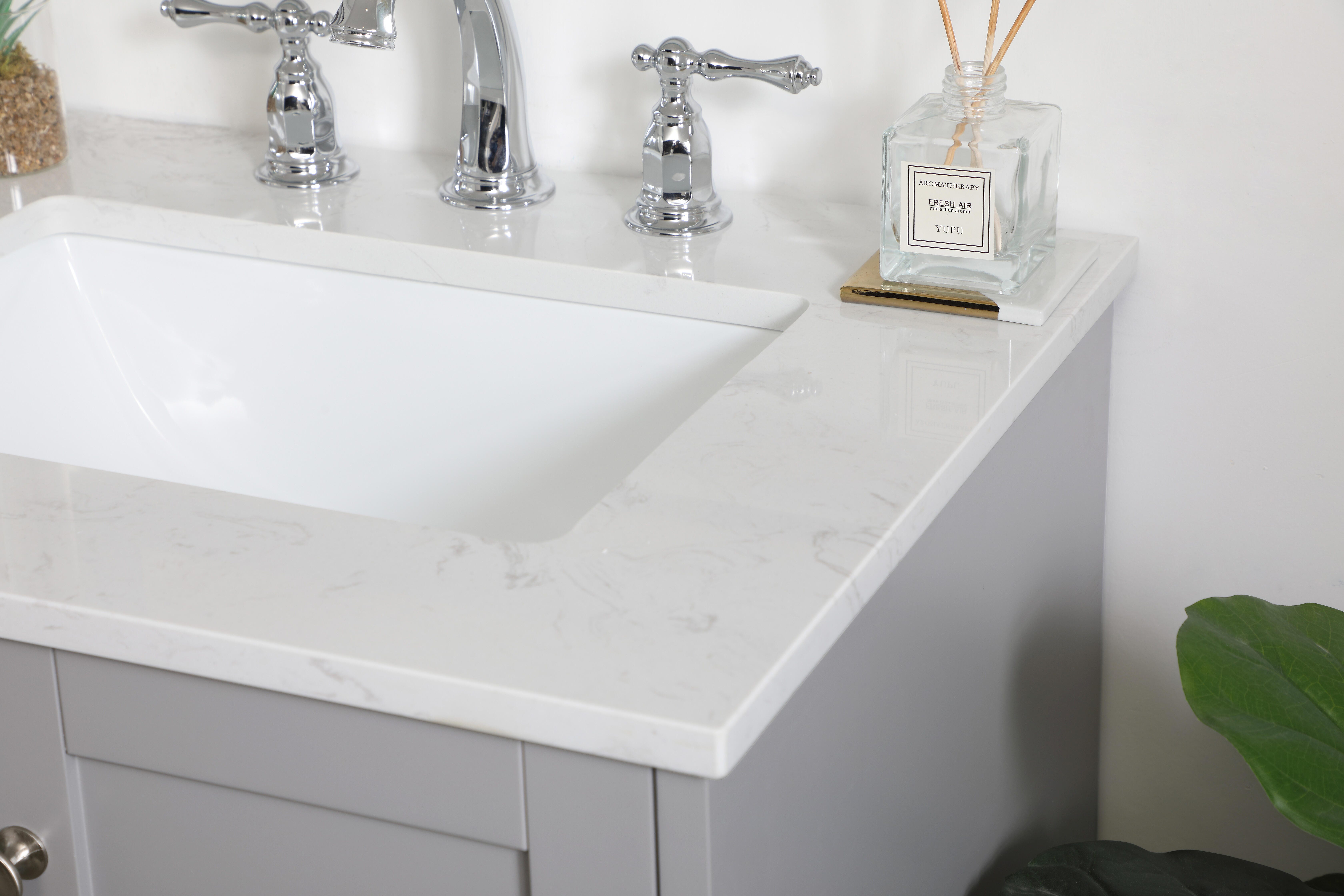 Sommerville  24" Single Bathroom Vanity, Gray, large