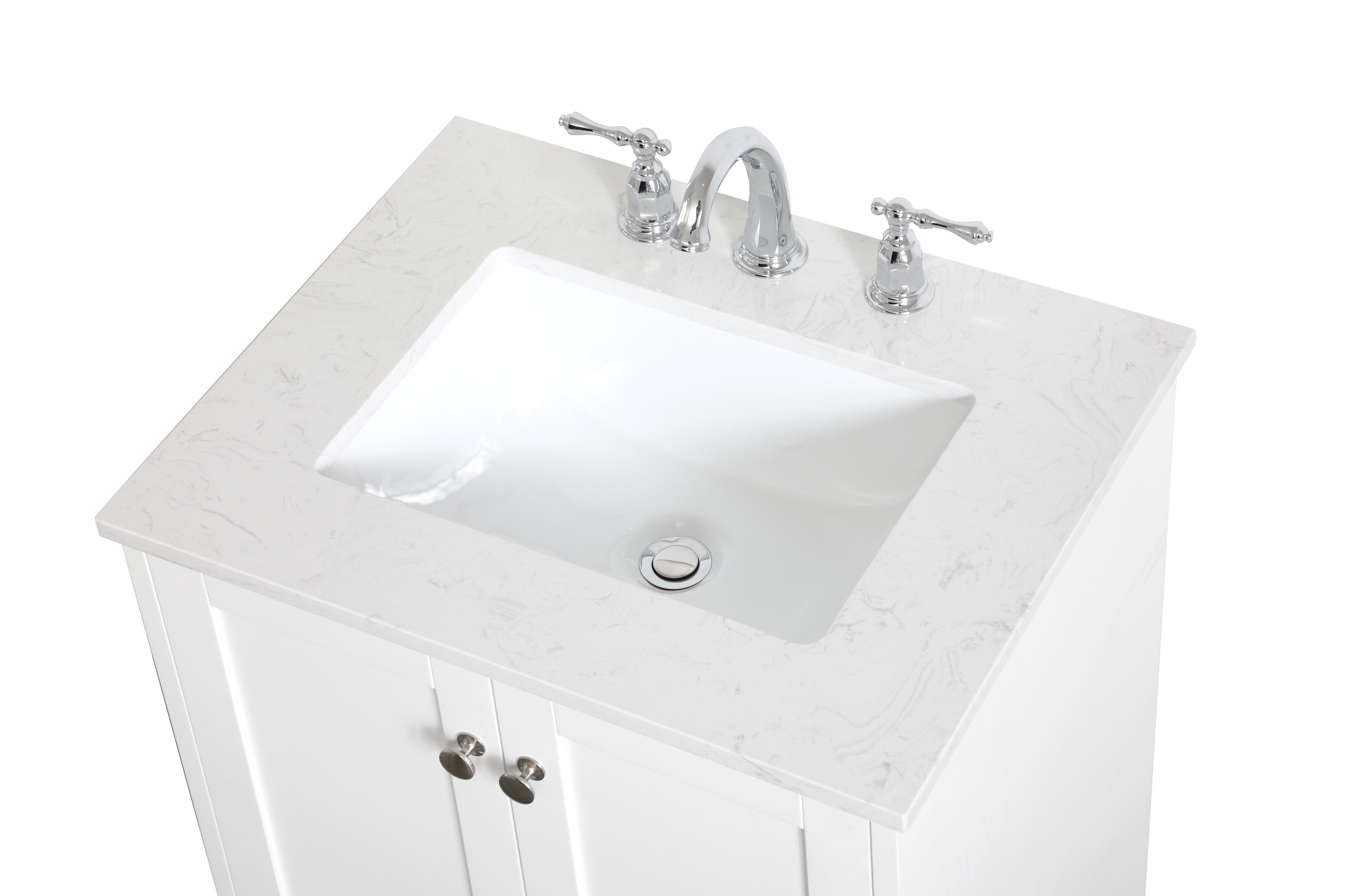 Sommerville  24" Single Bathroom Vanity, White, large