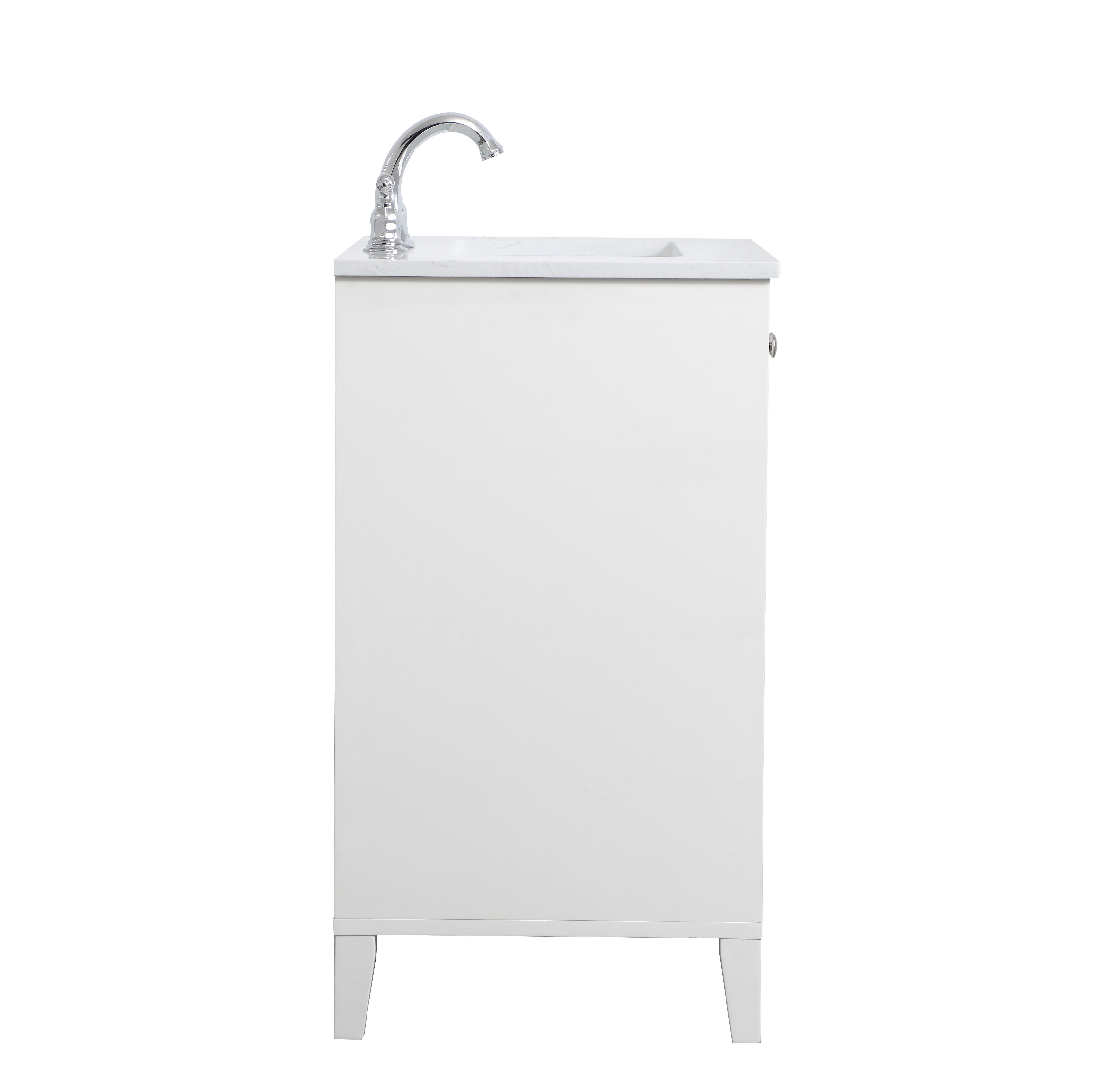 Sommerville  24" Single Bathroom Vanity, White, large