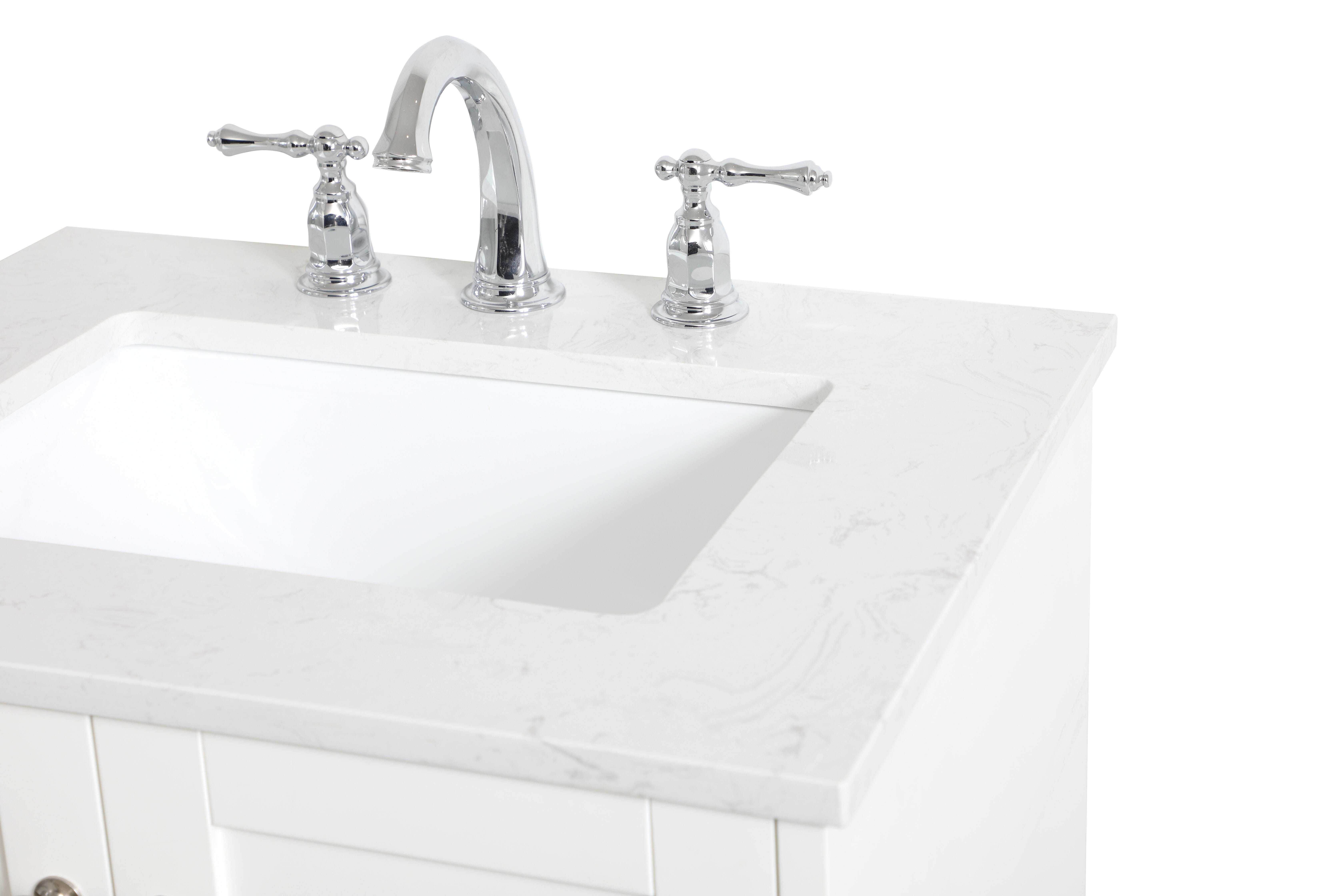 Sommerville  24" Single Bathroom Vanity, White, large