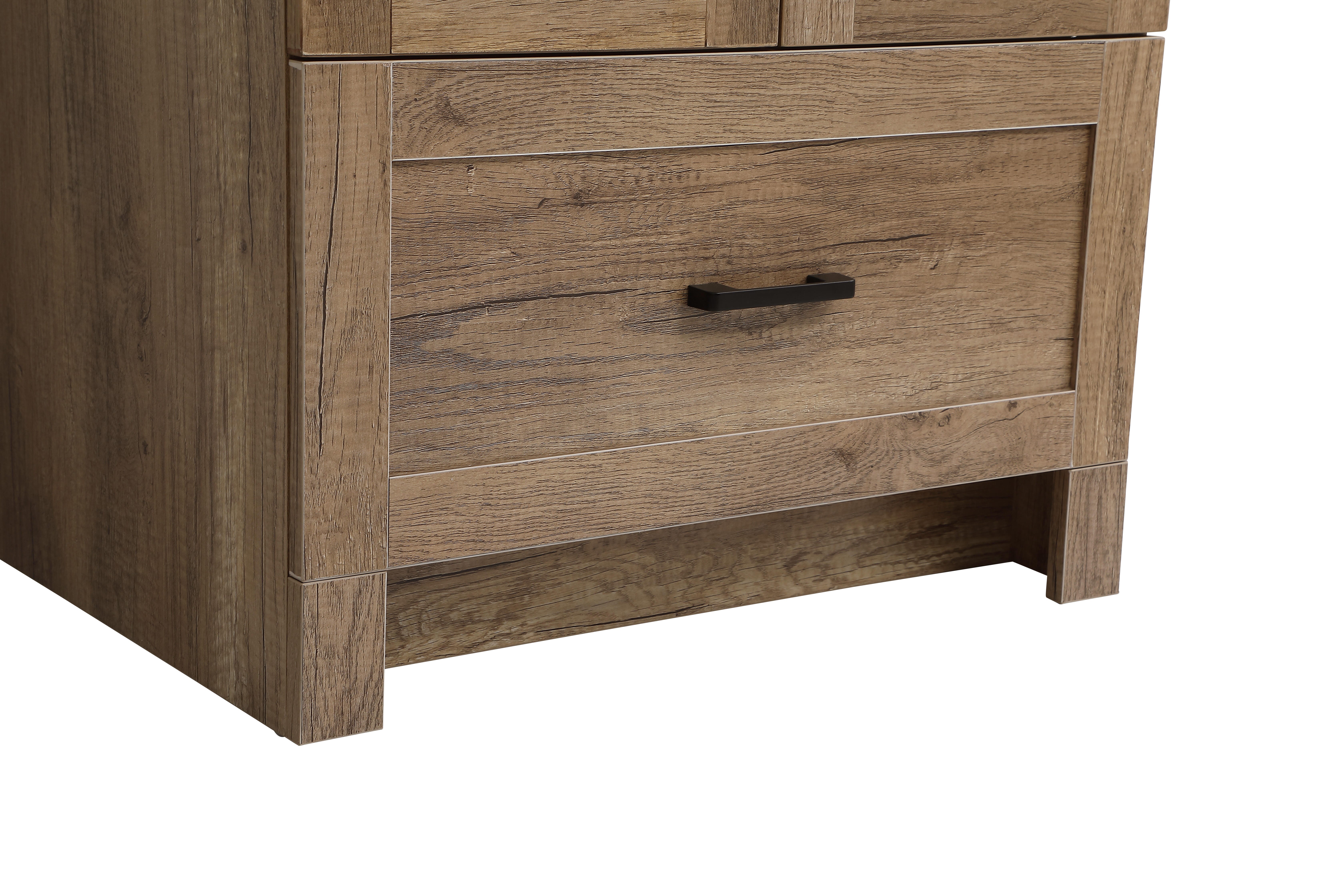 Weathered 24" Single Bathroom Vanity, Natural Oak, large