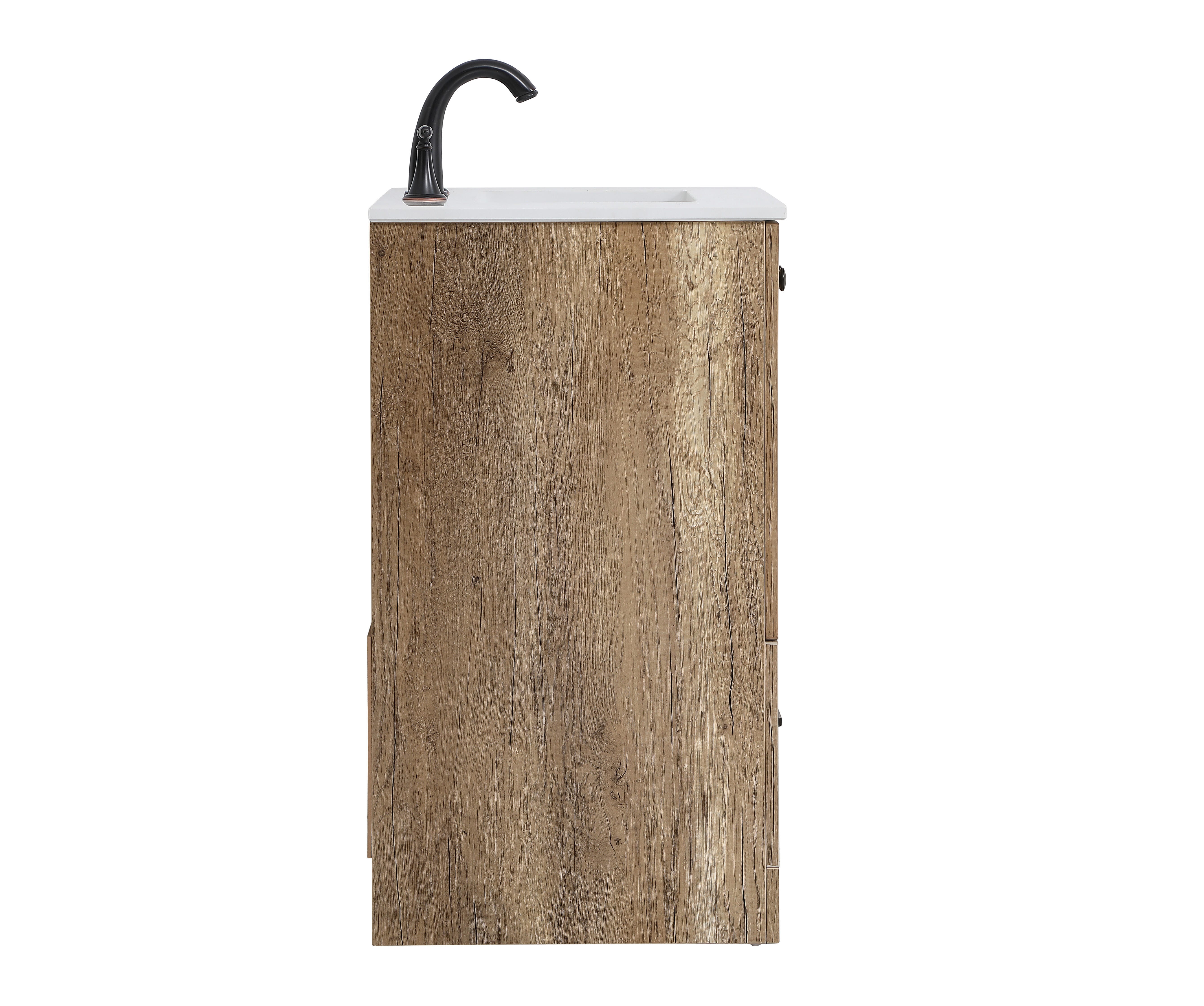 Weathered 24" Single Bathroom Vanity, Natural Oak, large