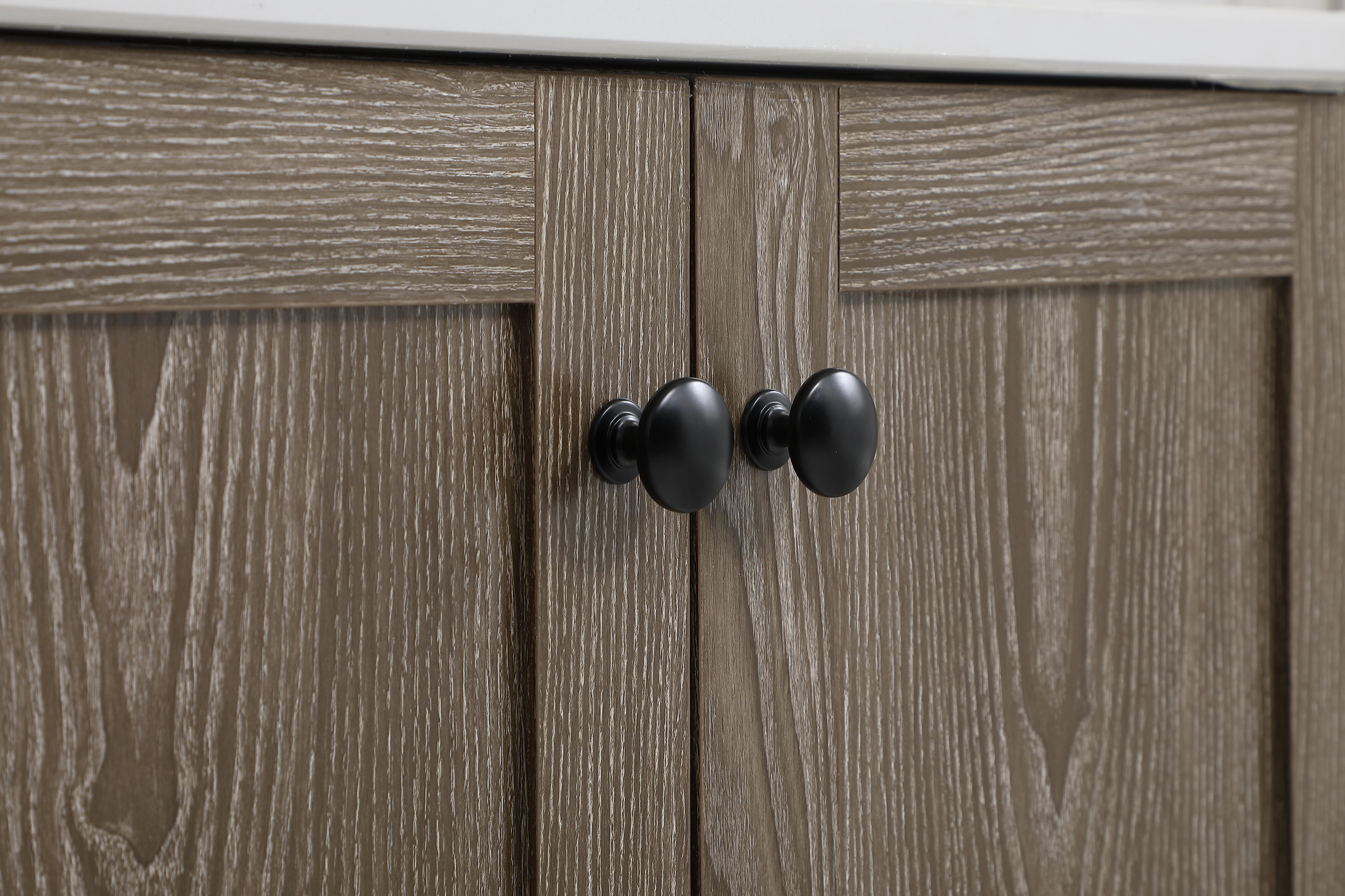 Weathered 24" Single Bathroom Vanity, Weathered Oak, large