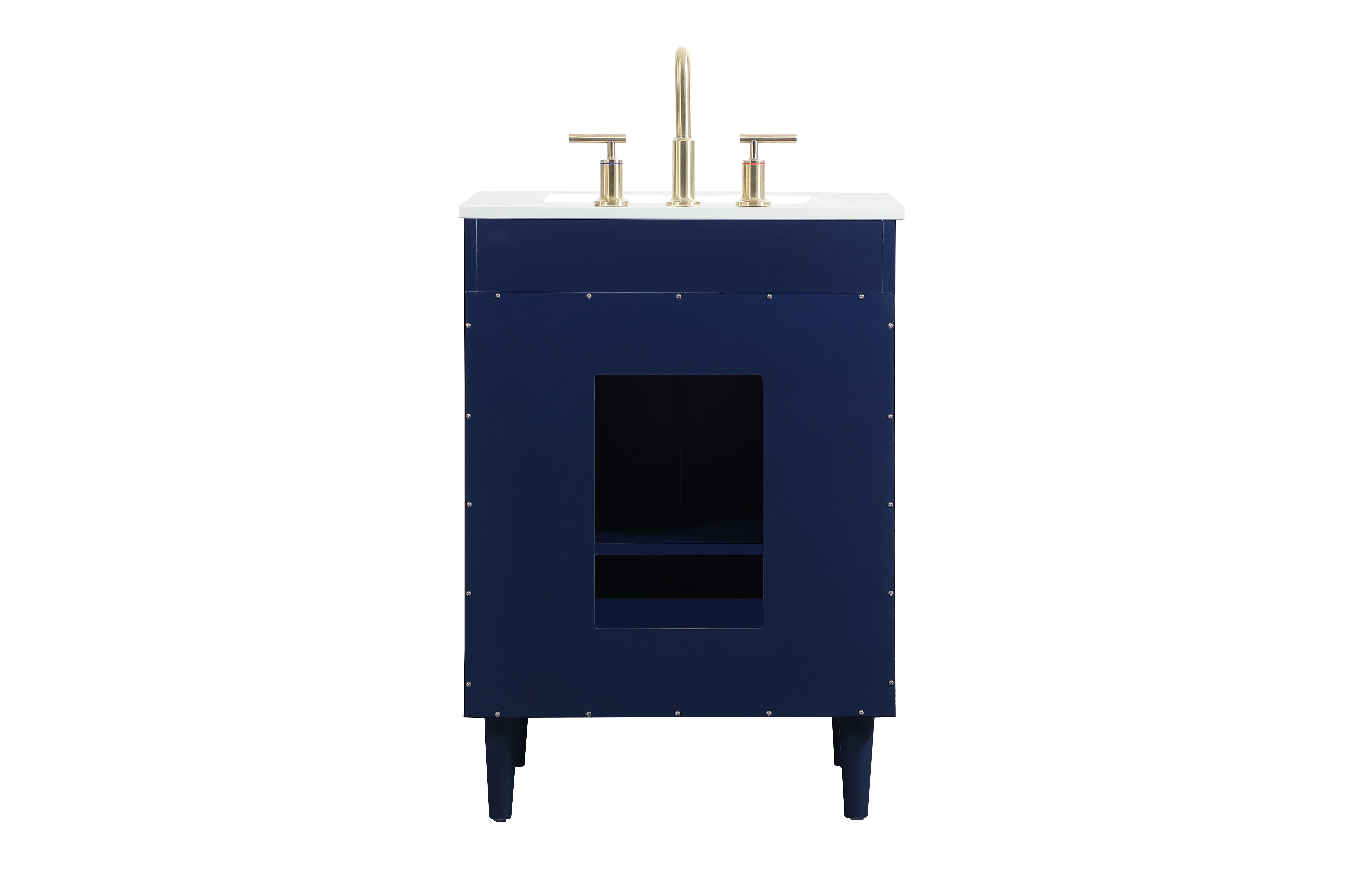 Baldwin 24" Bathroom Vanity, Blue, large