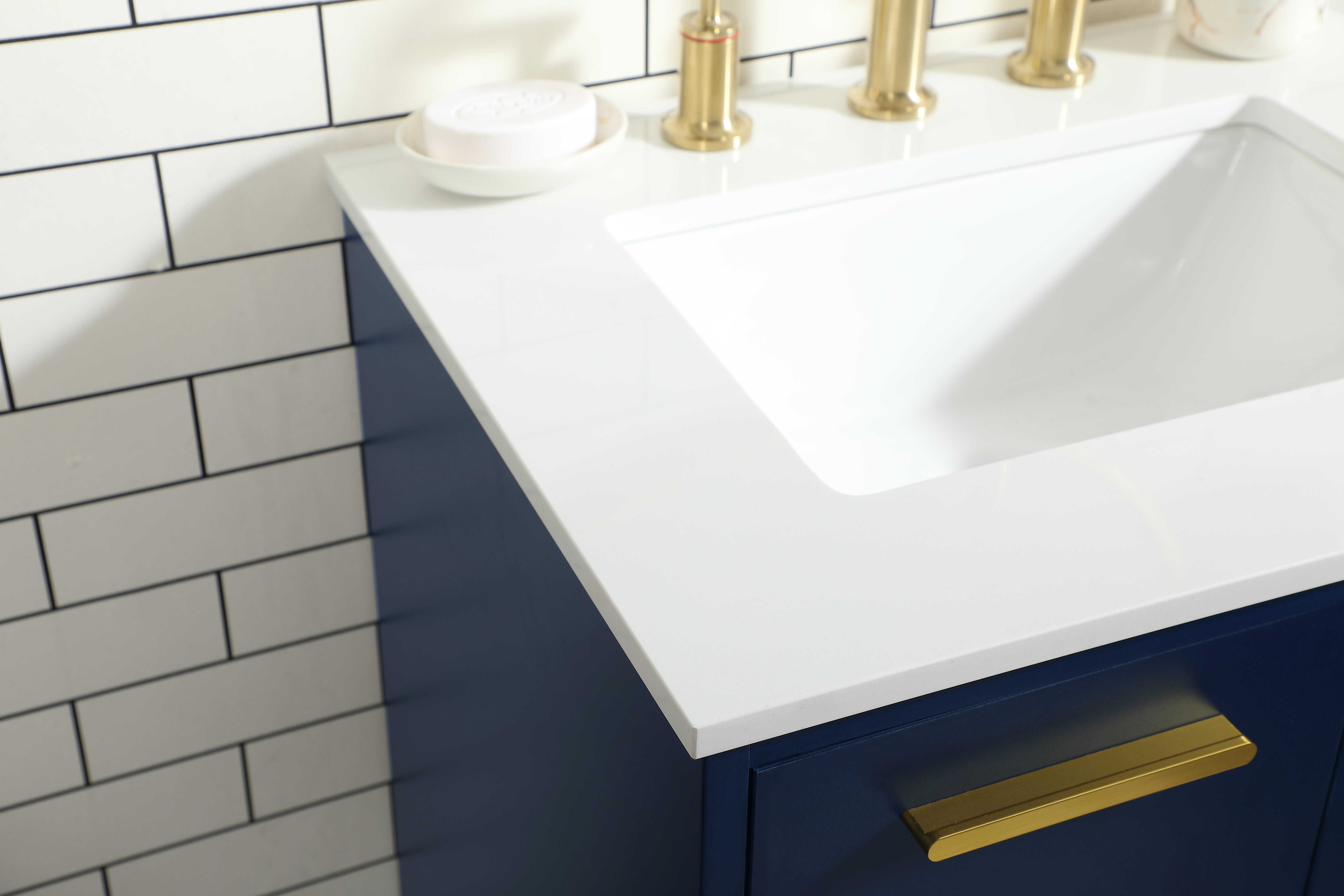 Baldwin 24" Bathroom Vanity, Blue, large