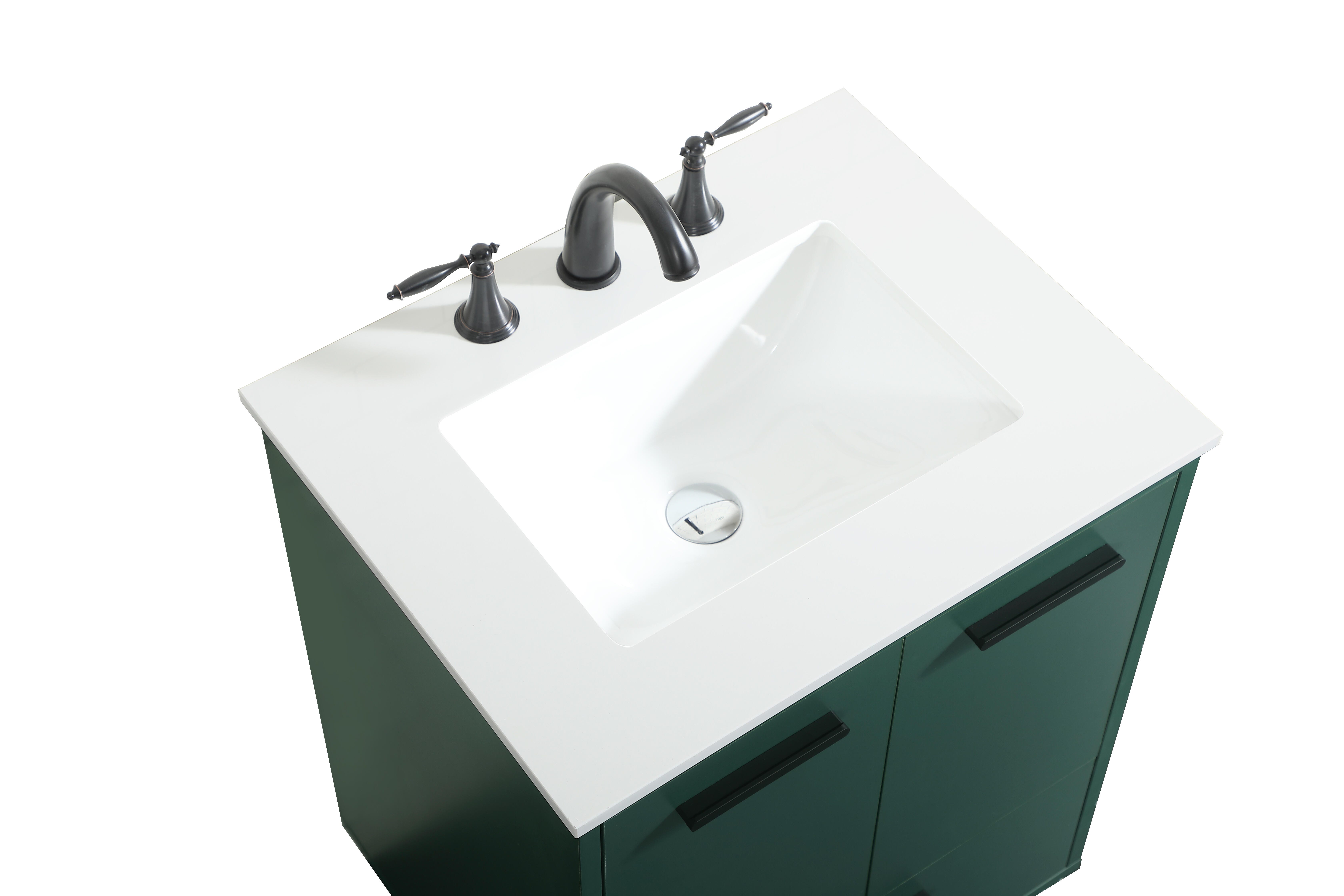 Baldwin 24" Bathroom Vanity, Green, large