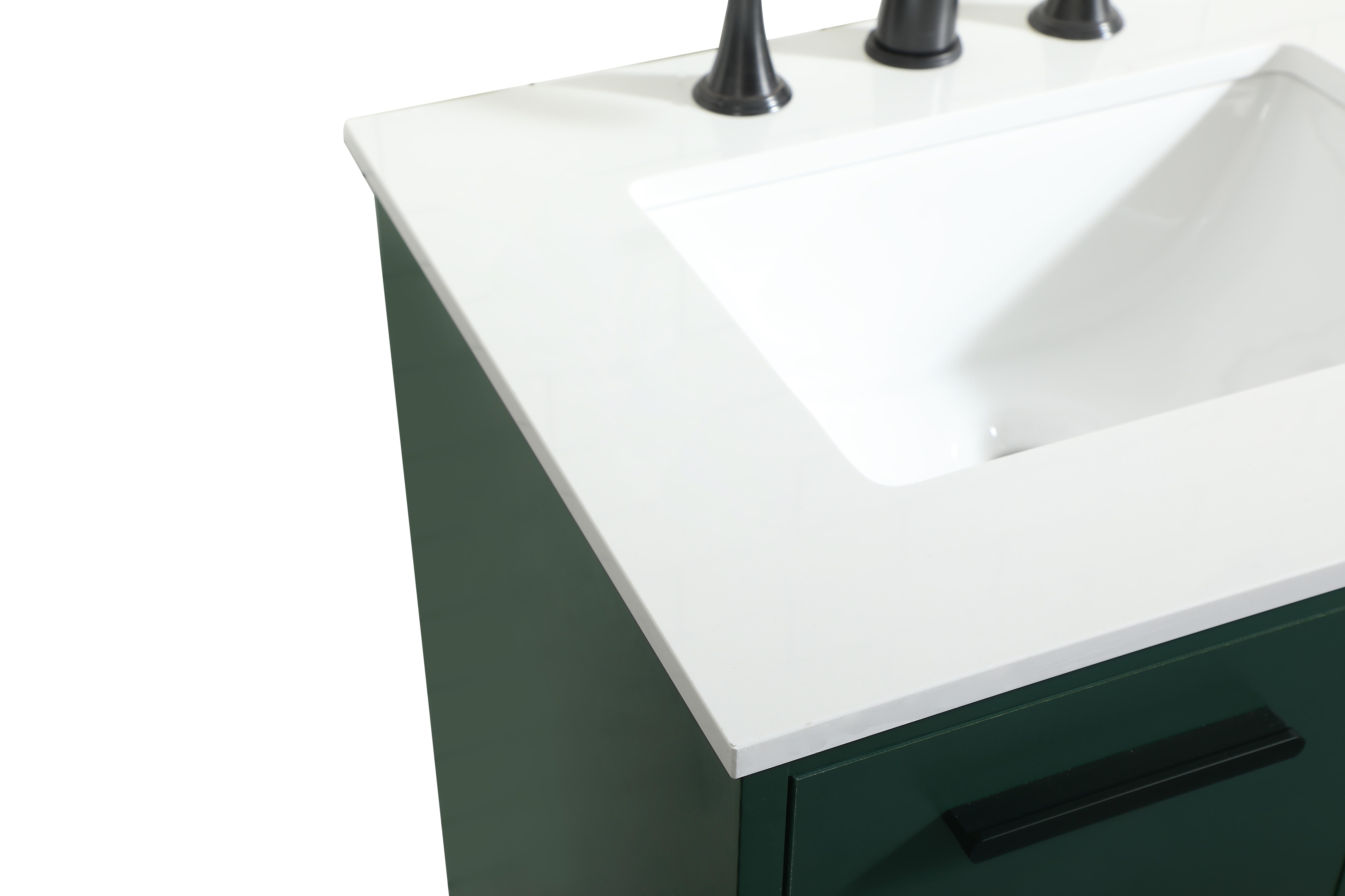 Baldwin 24" Bathroom Vanity, Green, large