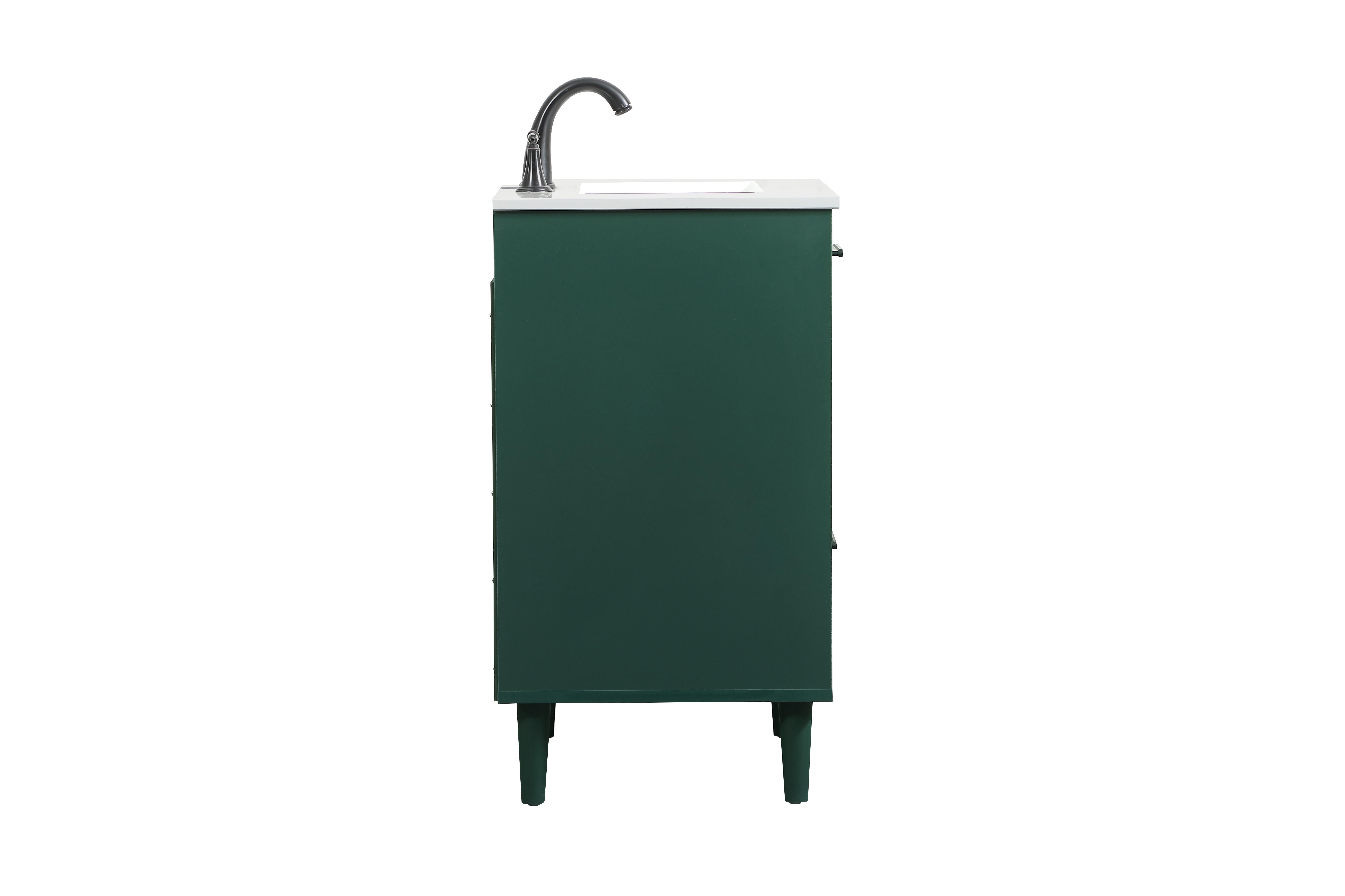 Baldwin 24" Bathroom Vanity, Green, large