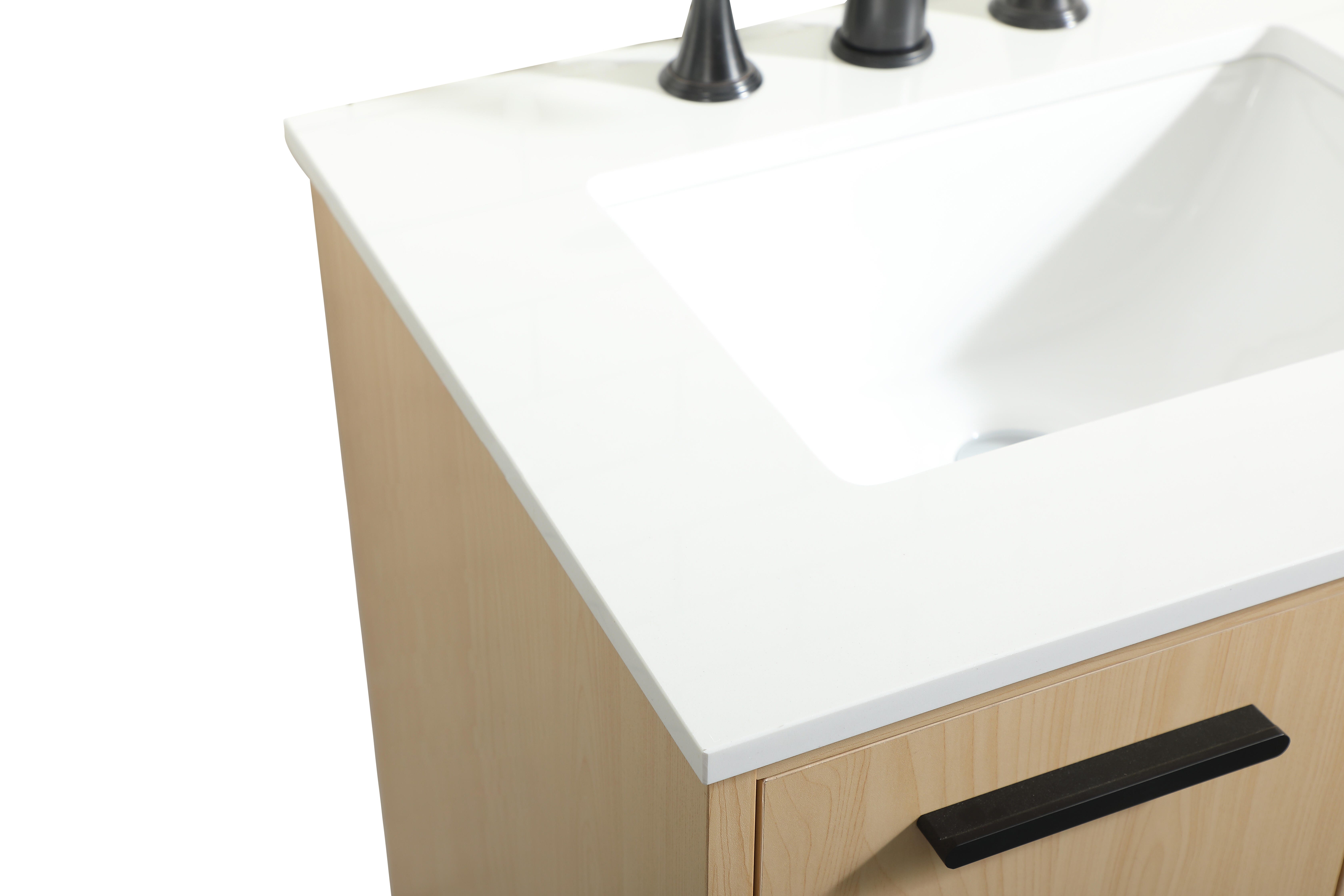 Baldwin 24" Bathroom Vanity, Maple, large