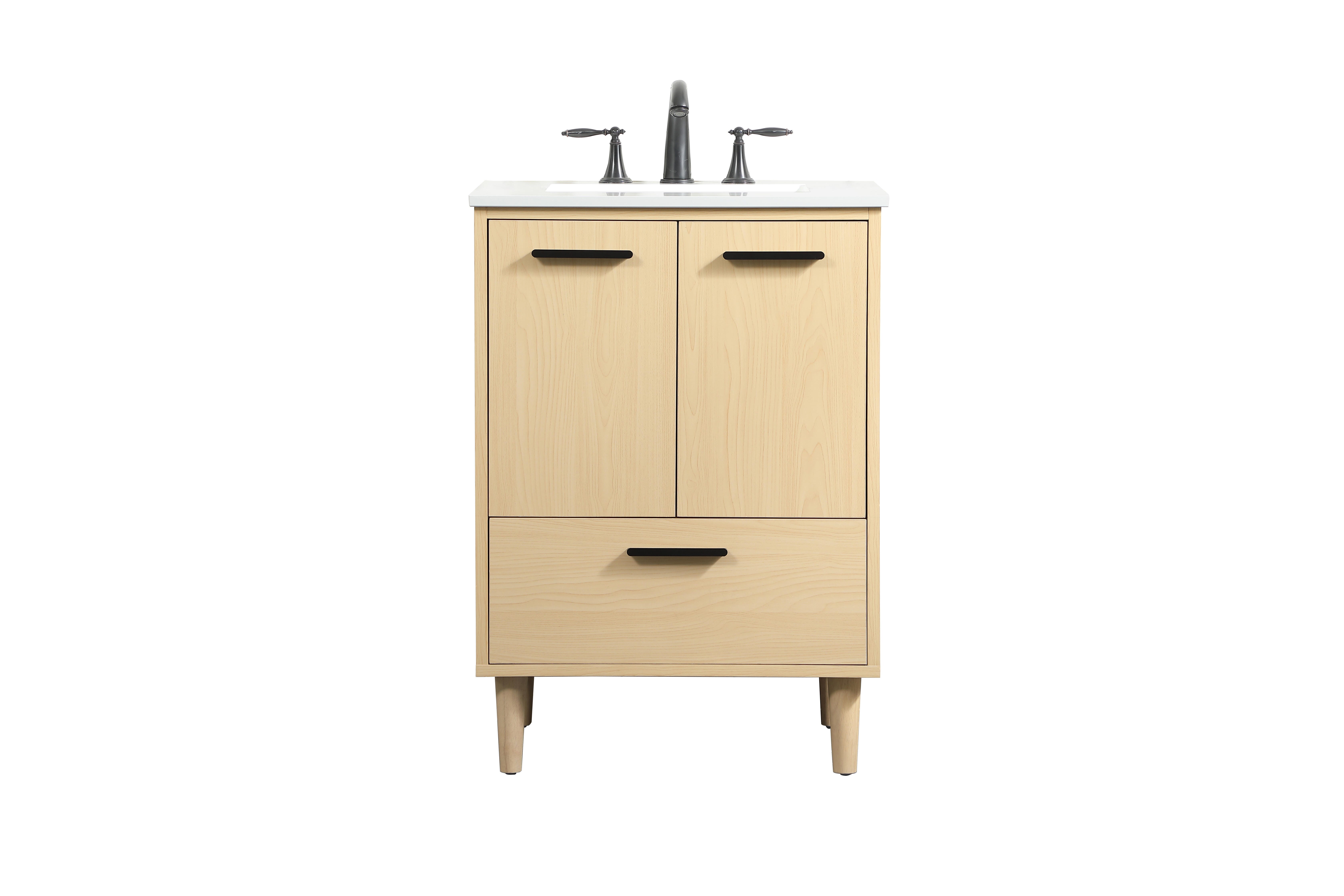 Baldwin 24" Bathroom Vanity, Maple, large