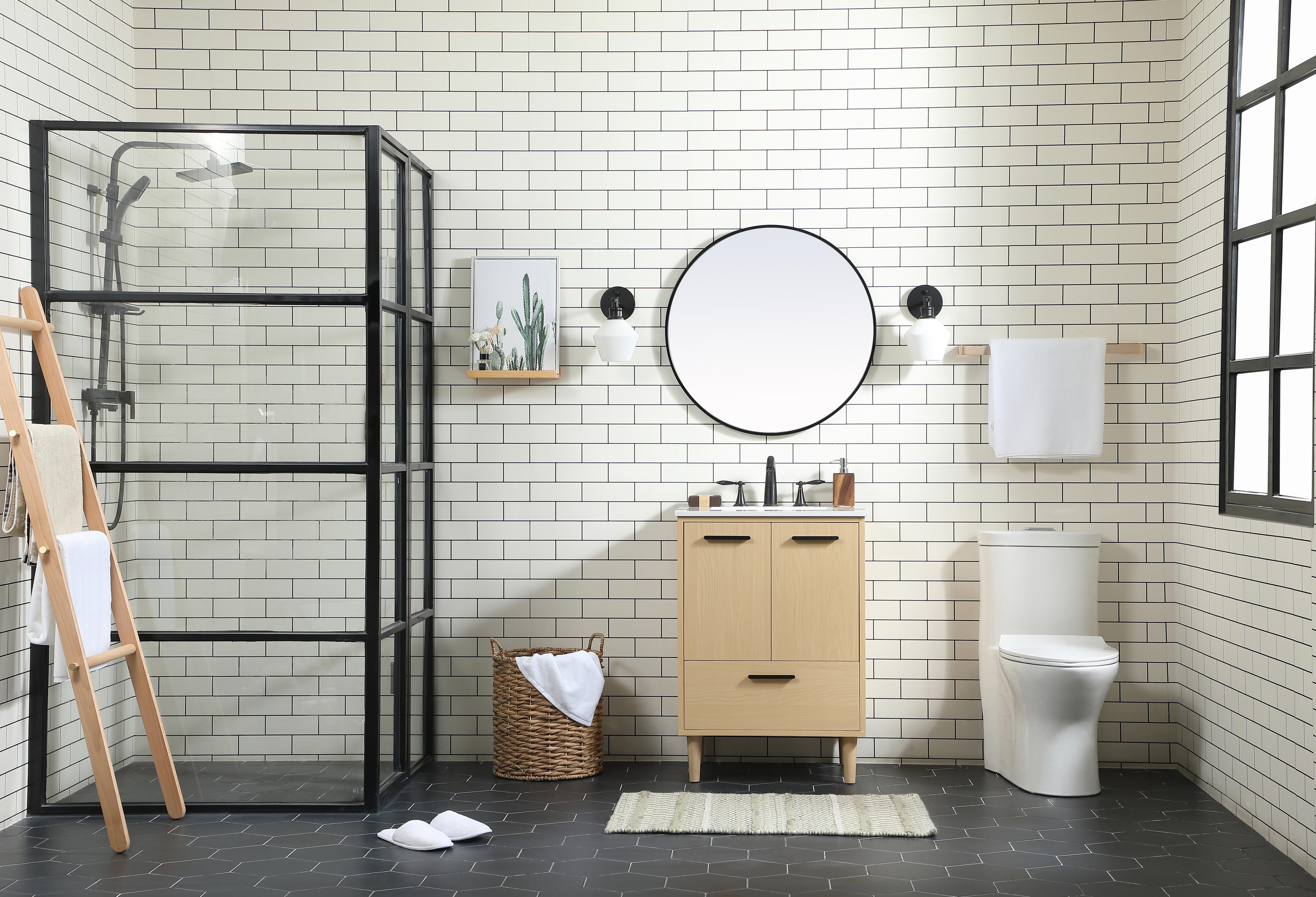 Baldwin 24" Bathroom Vanity, Maple, large