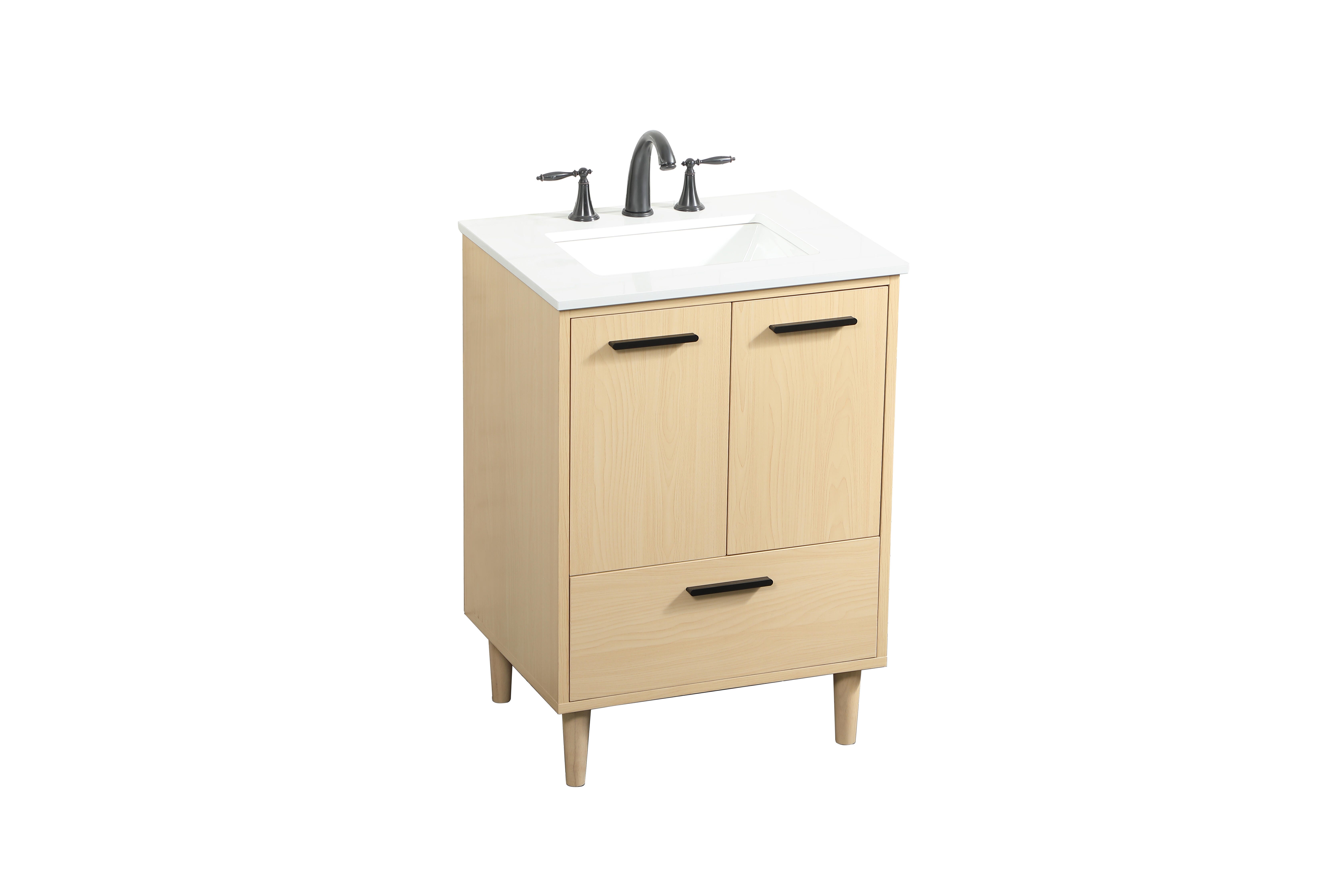 Baldwin 24" Bathroom Vanity, Maple, large